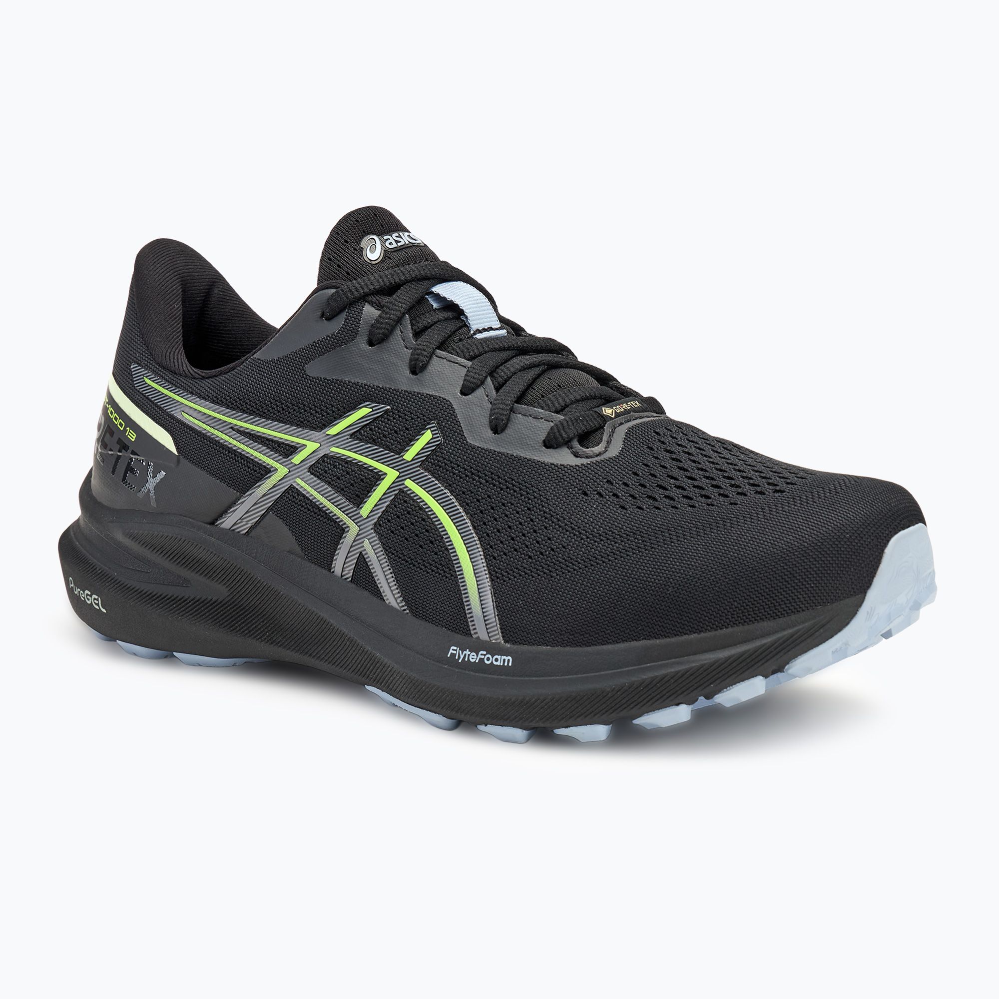Buty do biegania męskie ASICS GT-1000 13 GTX black/safety yellow 