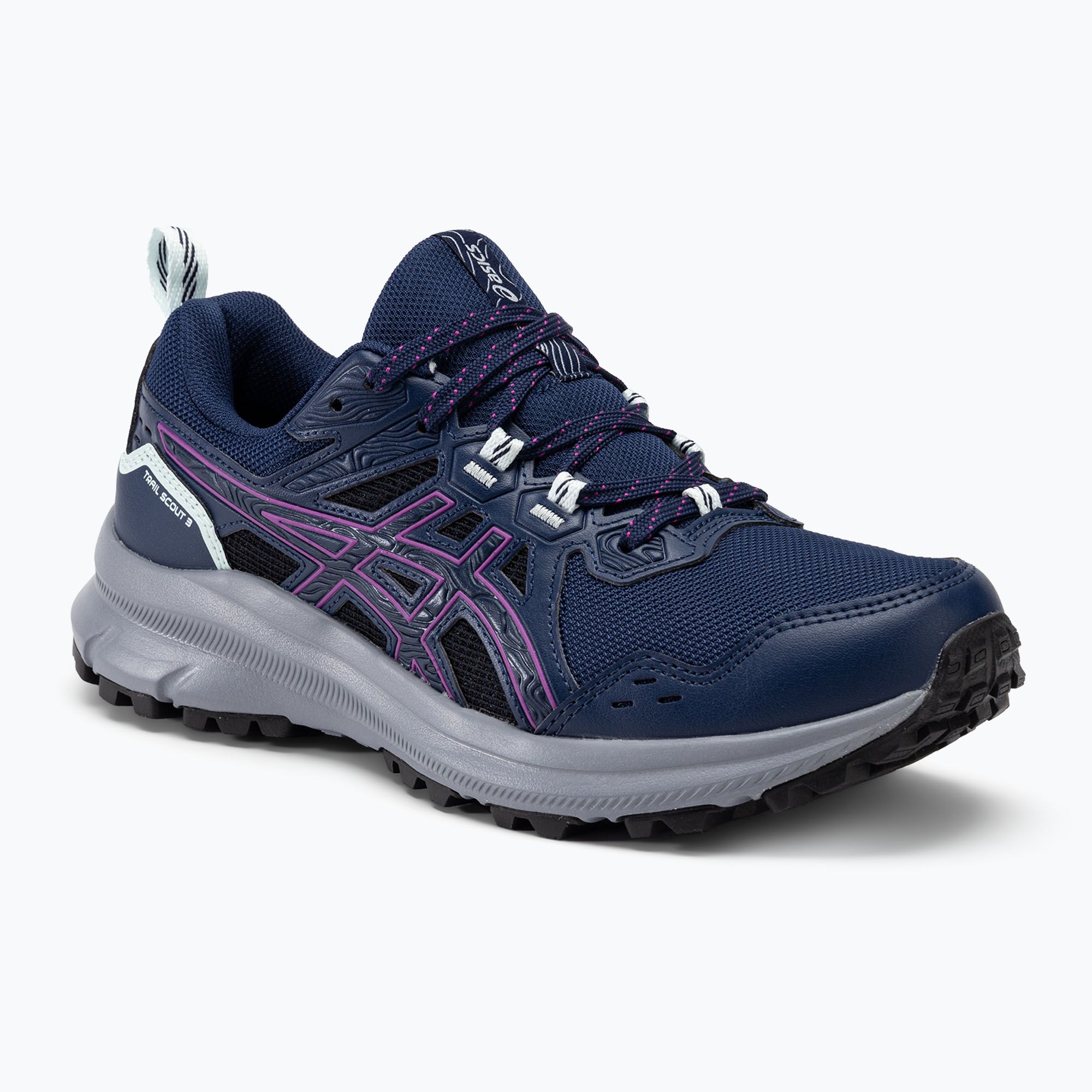 Buty do biegania damskie ASICS Trail Scout 3 night sky/bold magenta 