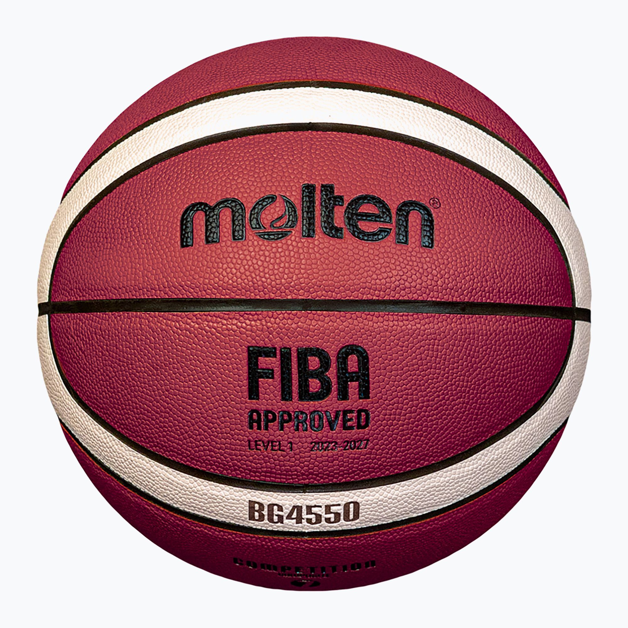 Piłka do koszykówki Molten B7G4550 FIBA brown rozmiar 7 