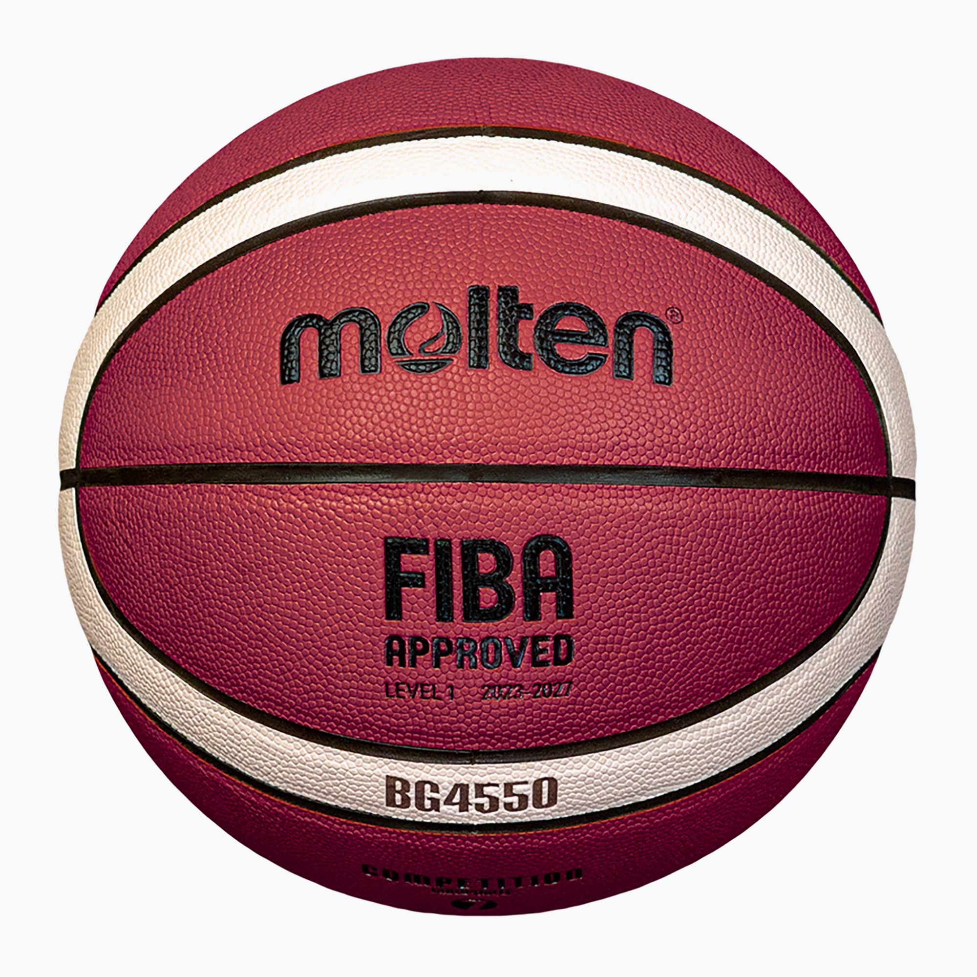 Piłka do koszykówki Molten B6G4550 FIBA brown rozmiar 6 