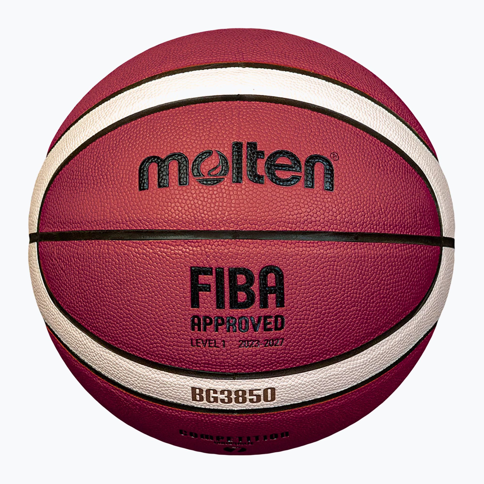 Piłka do koszykówki Molten B7G3850 FIBA brown rozmiar 7 