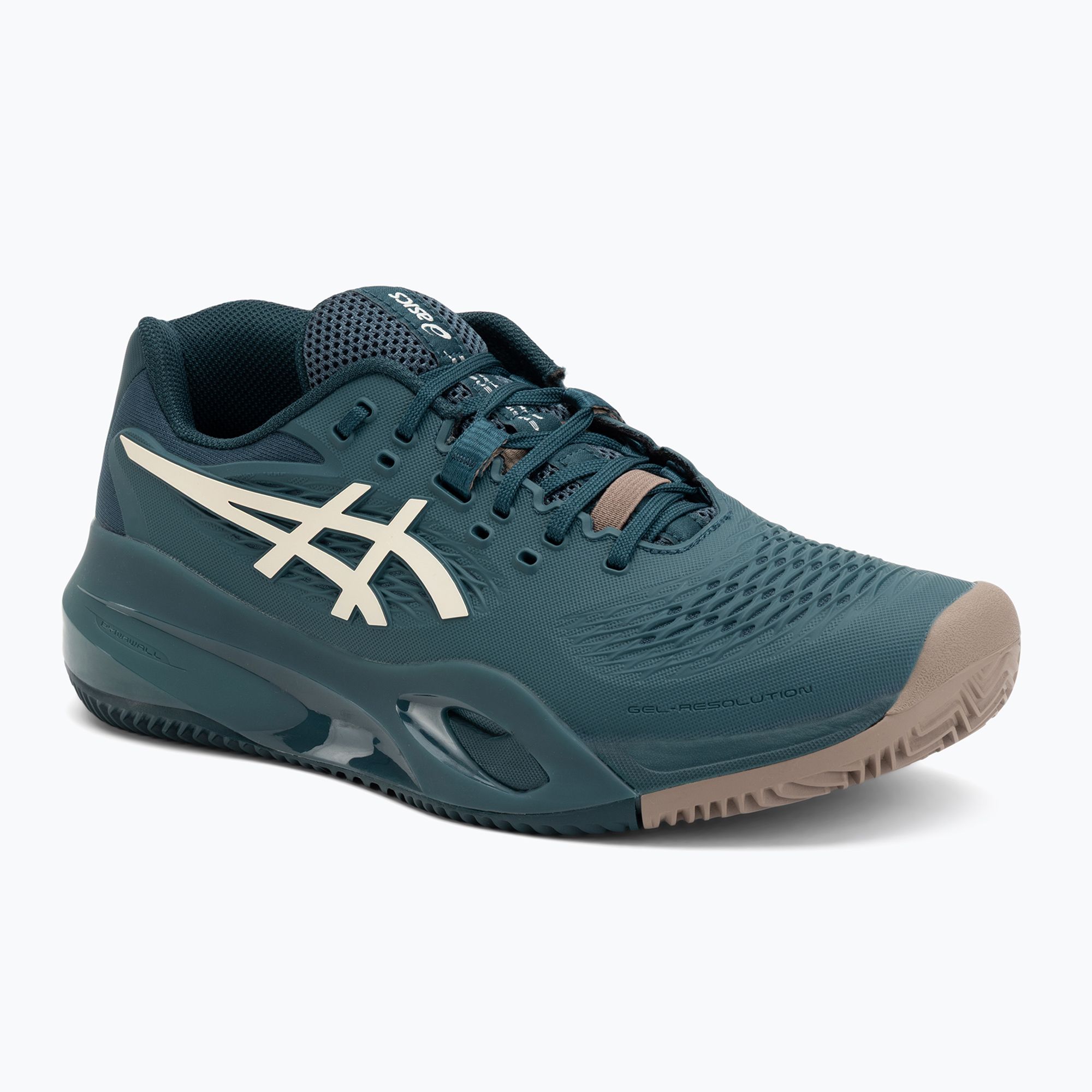 Buty do tenisa męskie ASICS Gel-Resolution X Clay saxon green/ birch 