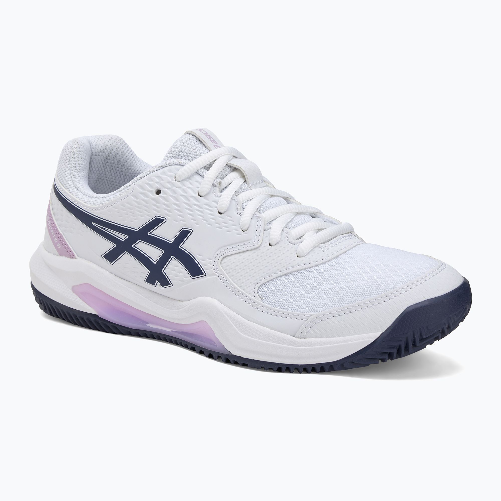 Buty do tenisa damskie ASICS Gel-Dedicate 8 Clay W white/indigo fog 