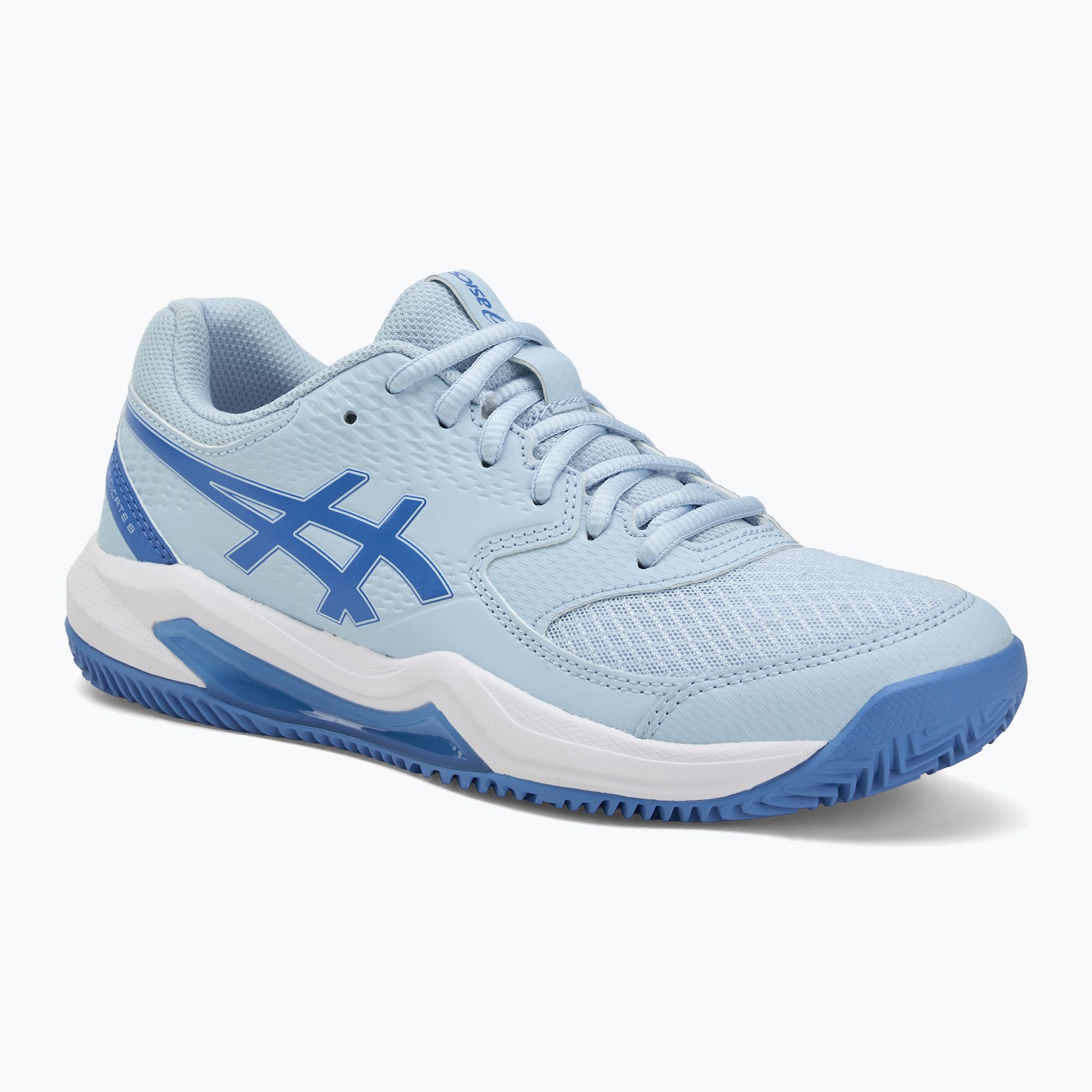 Buty do tenisa damskie ASICS Gel-Dedicate 8 Clay W light blue/blue coast 