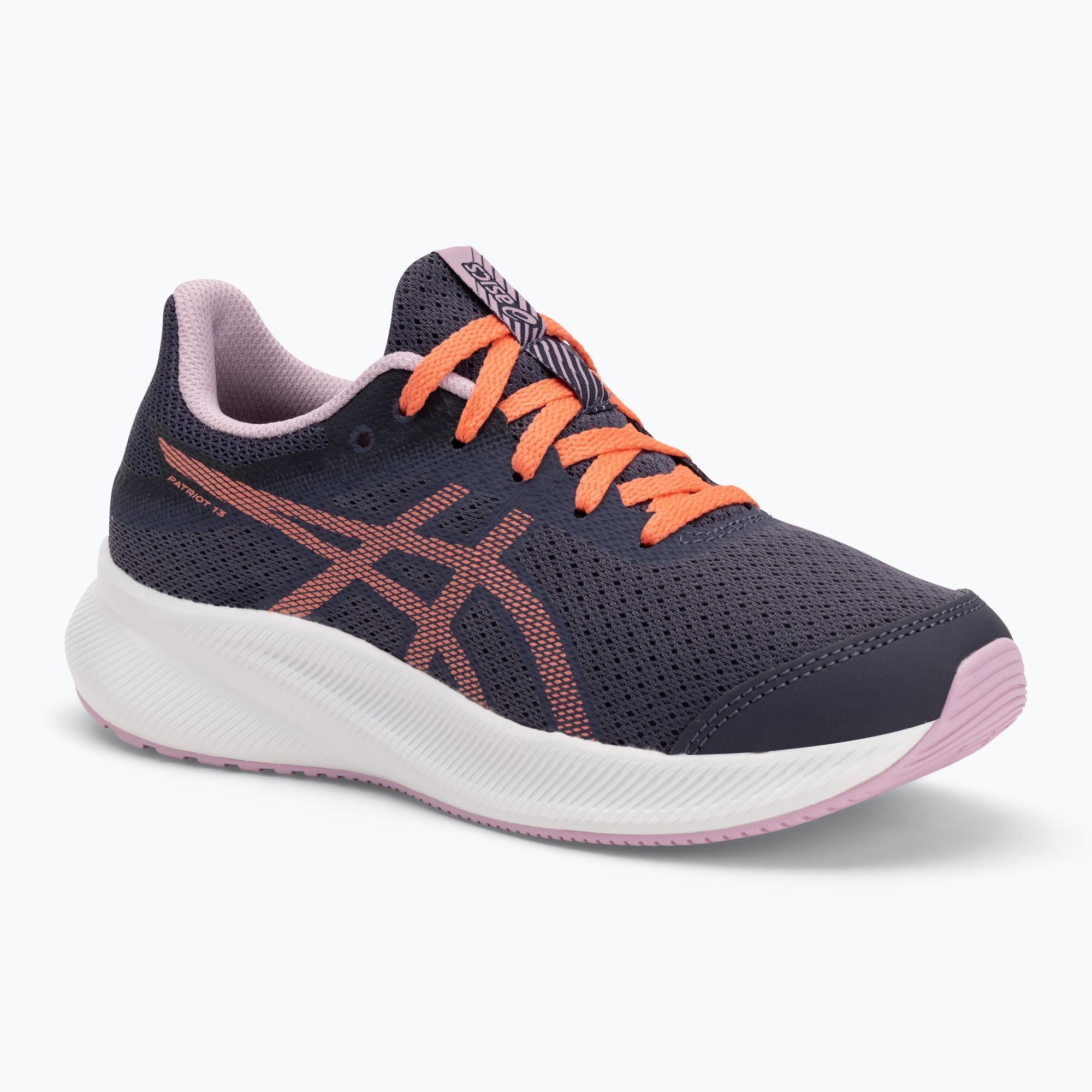 Buty do biegania dziecięce ASICS Patriot 13 GS indigo fog/papaya 