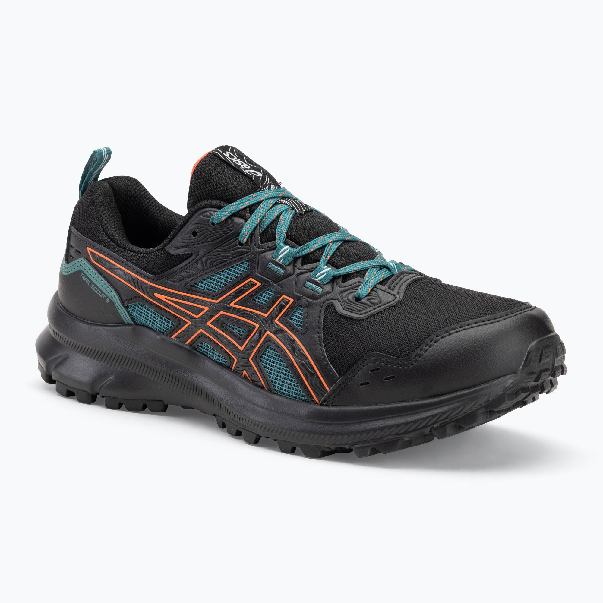 Buty do biegania męskie ASICS Trail Scout 3 black/nova orange 