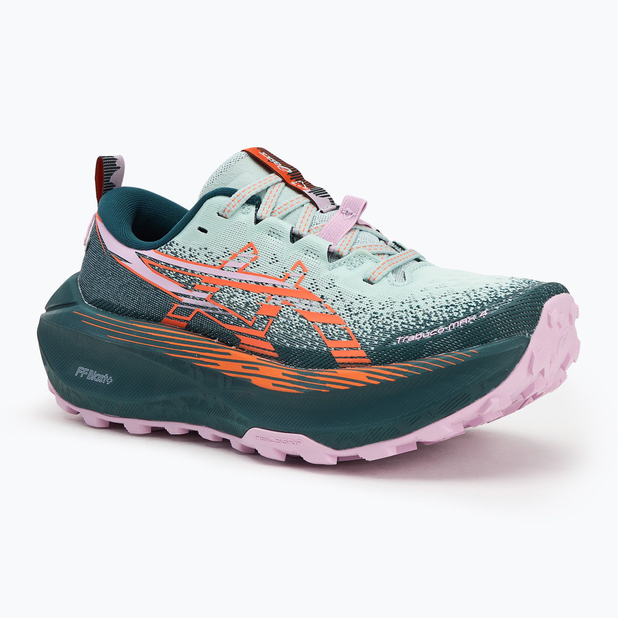 Buty do biegania damskie ASICS Trabuco Max 4 cold moss/nova orange 