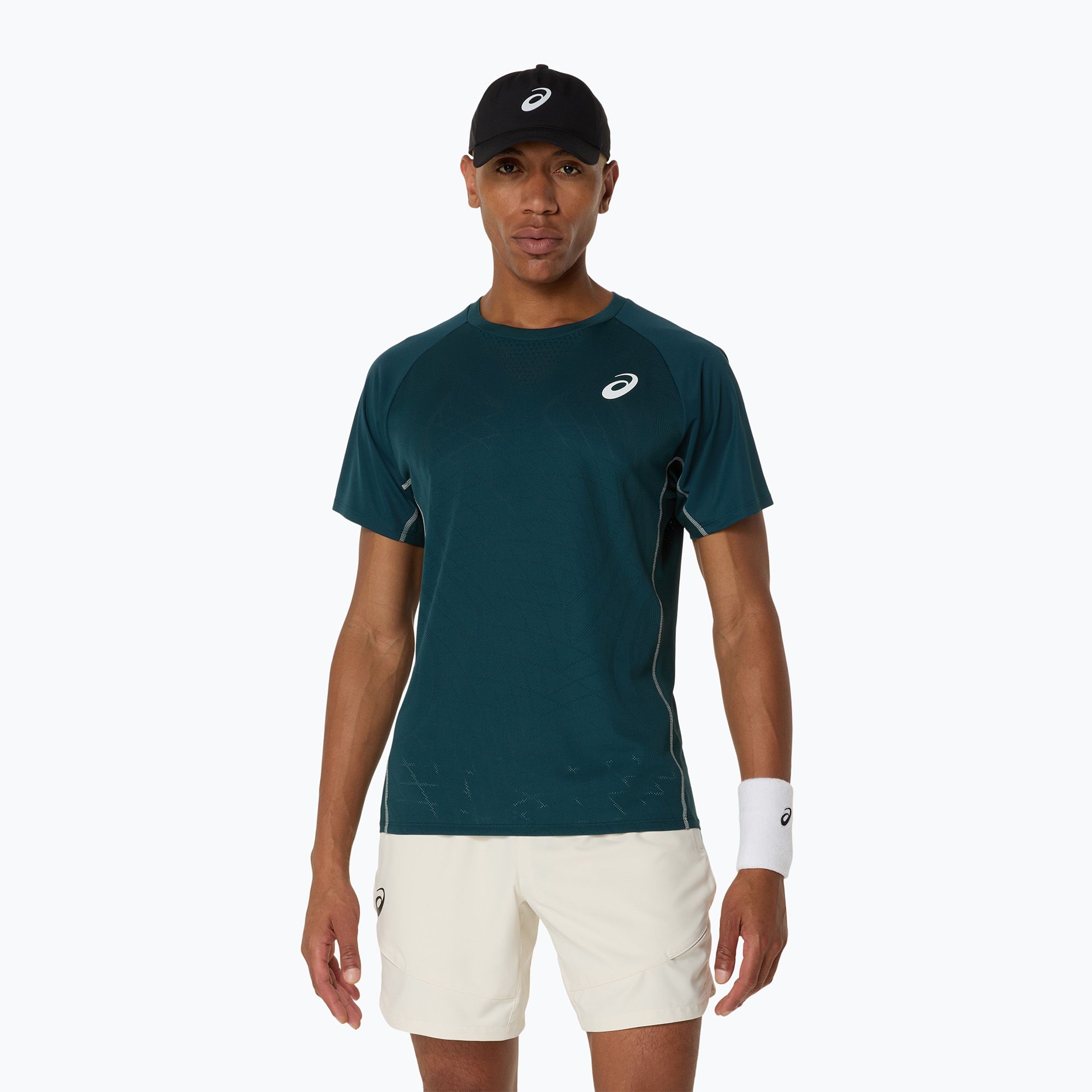 Koszulka tenisowa męska ASICS Match Actibreeze Top saxon green 