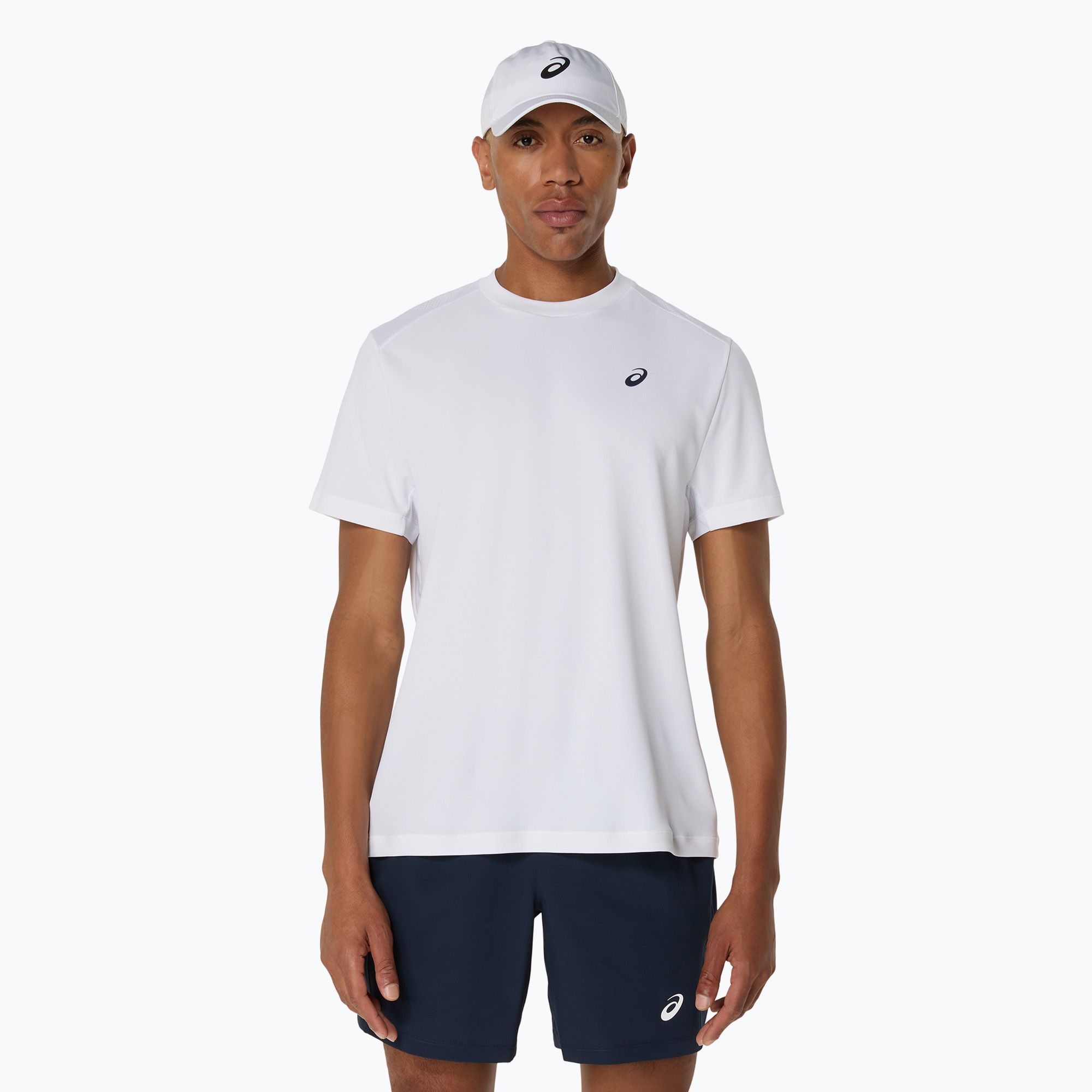 Koszulka tenisowa męska ASICS Court Top brilliant white 