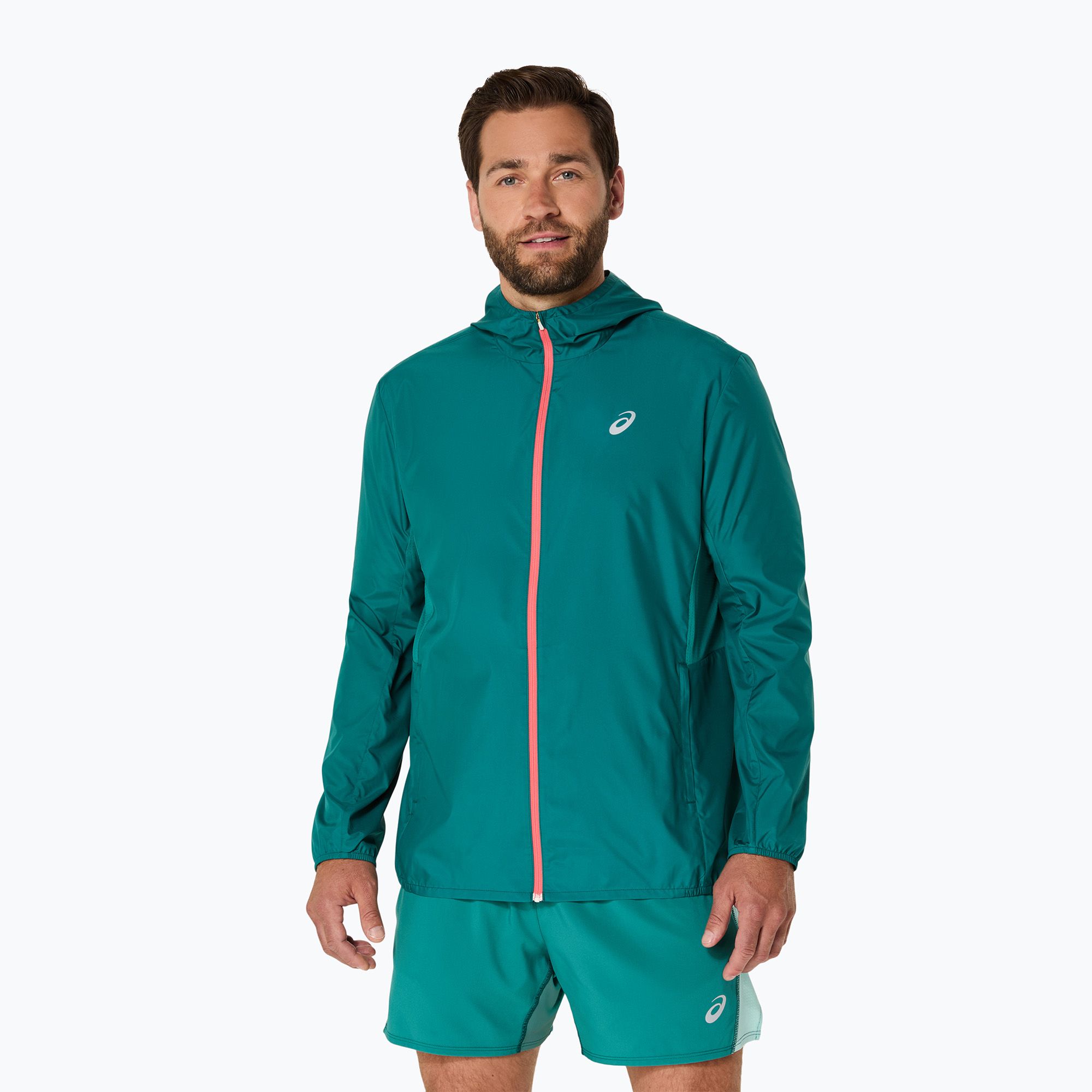 Kurtka do biegania męska ASICS Core rainy lake 