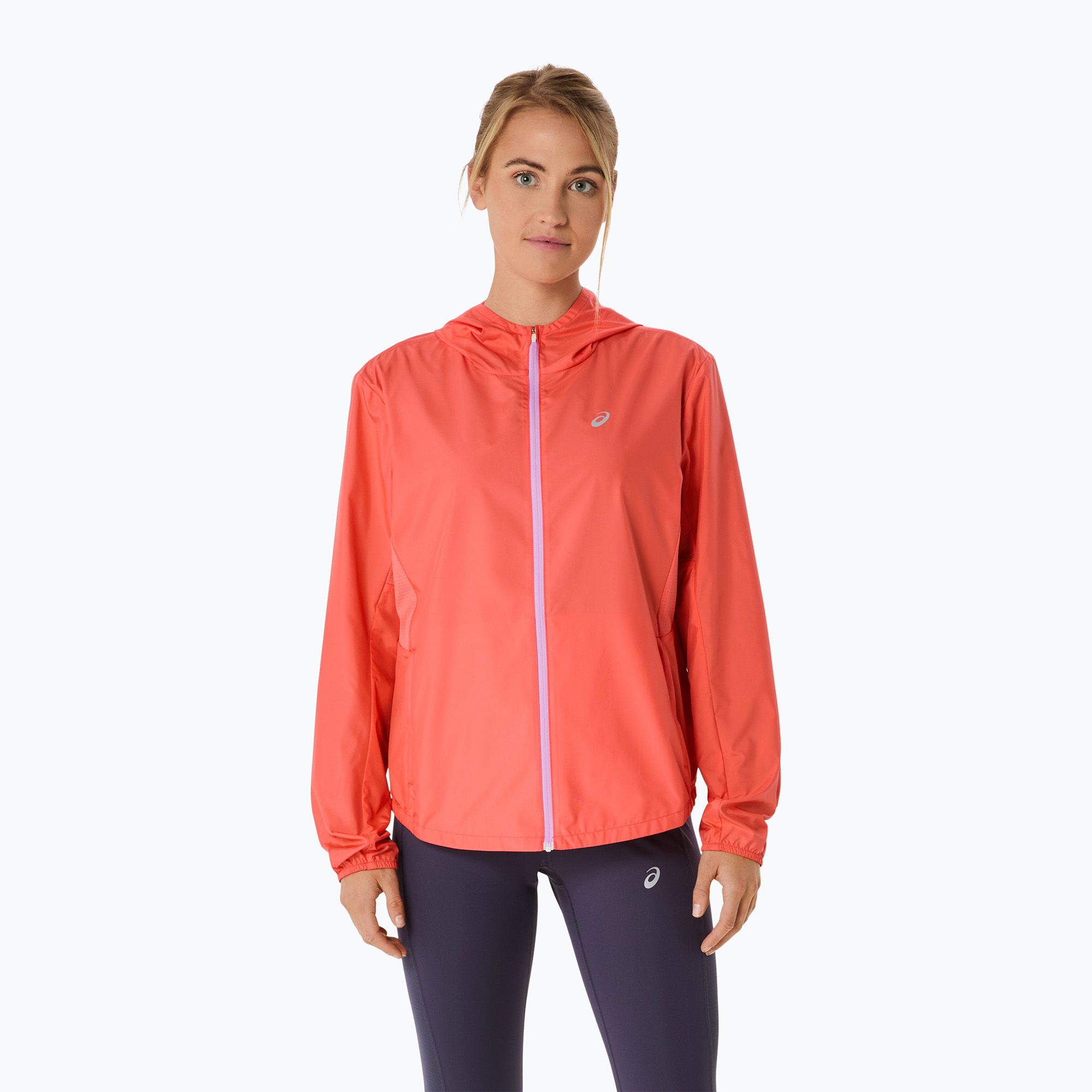 Kurtka do biegania damska ASICS Core coral reef 