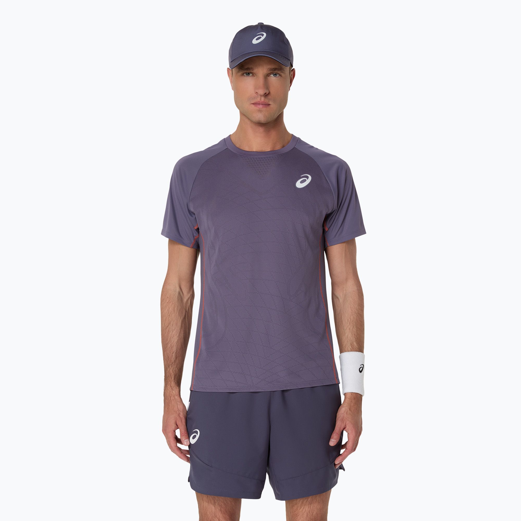 Koszulka tenisowa męska ASICS Match Actibreeze Top greyish purple 
