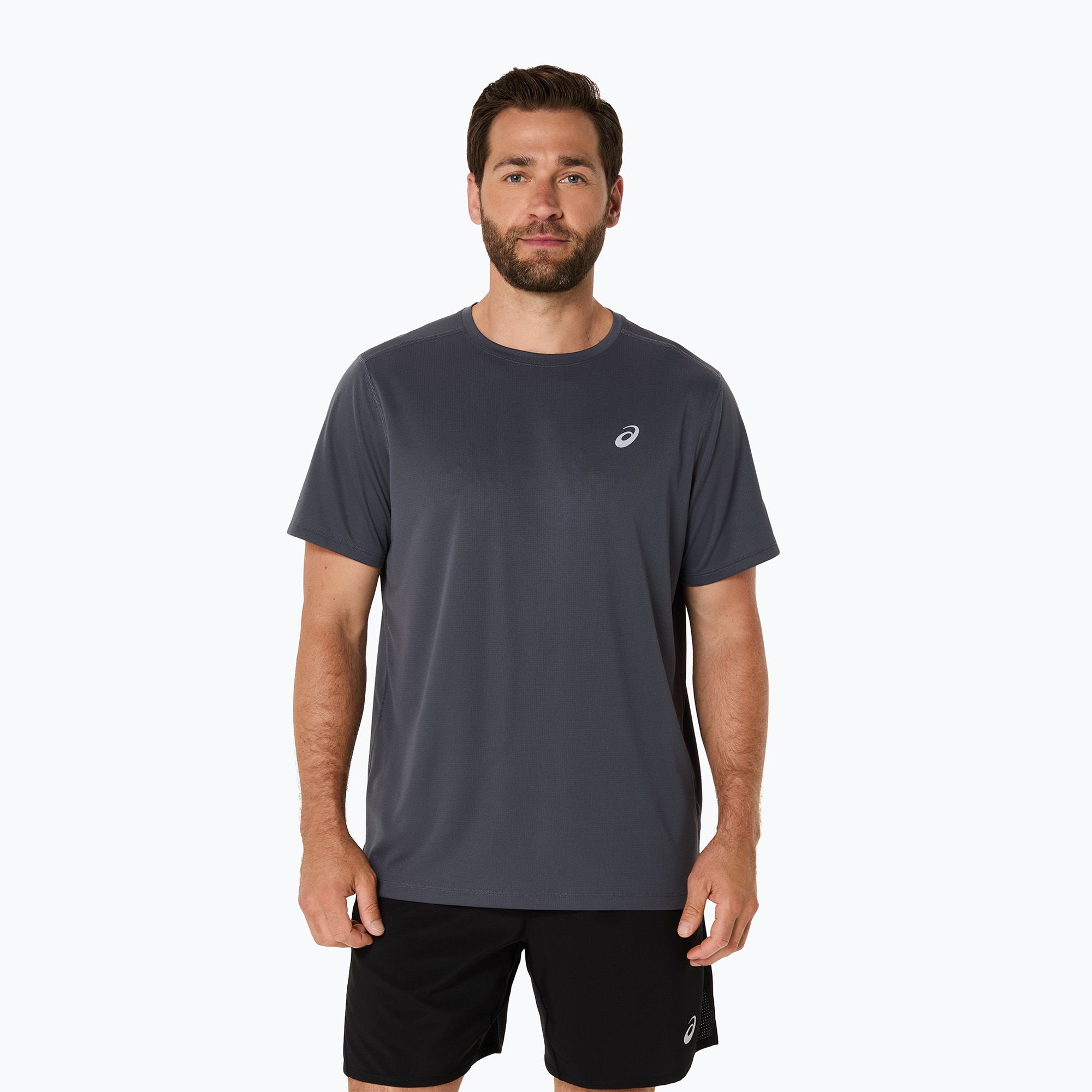 Koszulka do biegania męska ASICS Core carrier grey 