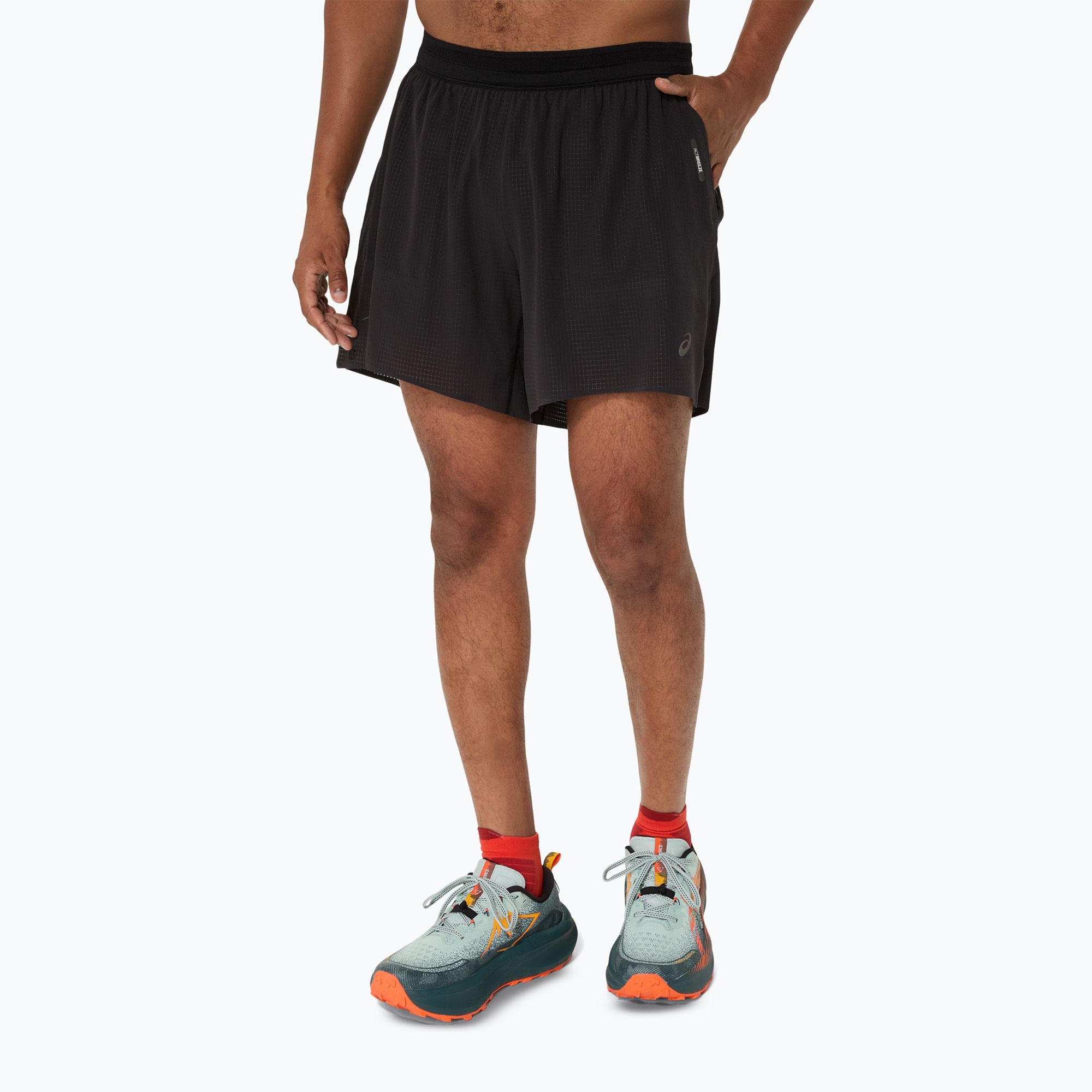 Spodenki do biegania męskie ASICS Fujitrail Elite performance black 