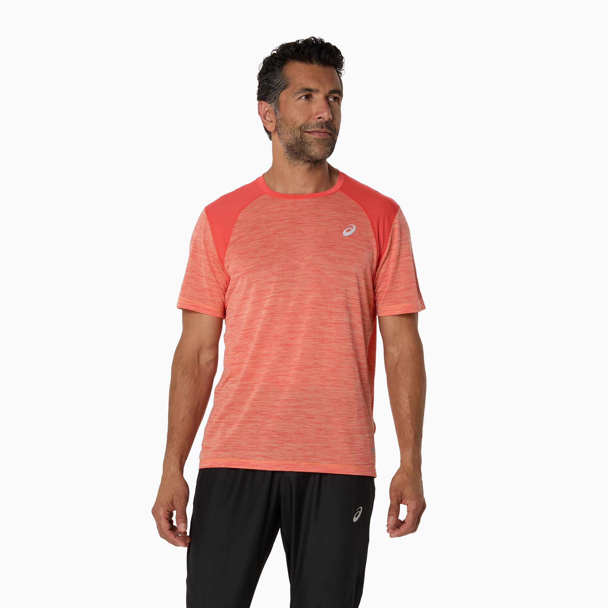 Koszulka do biegania męska ASICS Road Top coral reef/mojave 