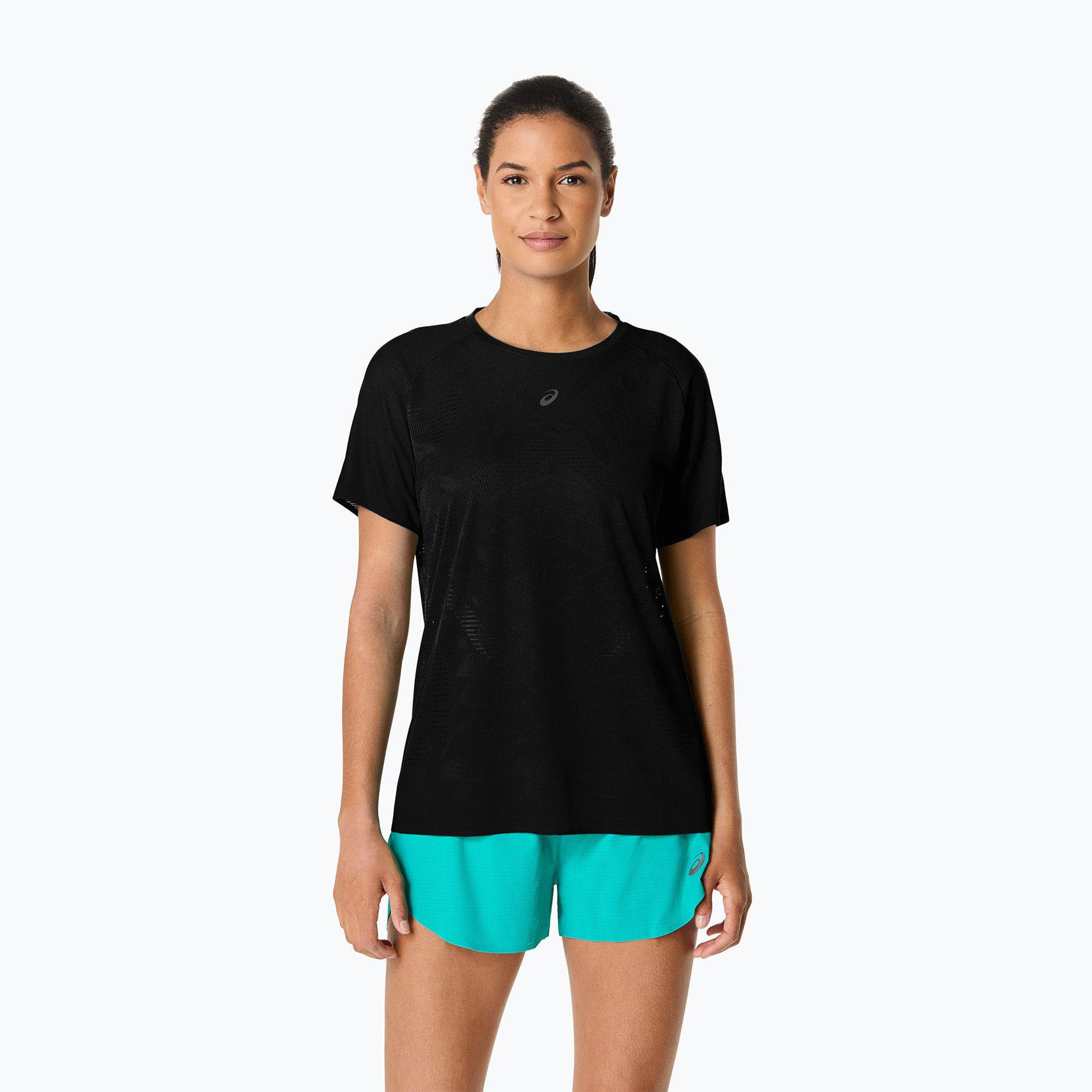 Koszulka do biegania damska ASICS Metarun SS Top performance black 