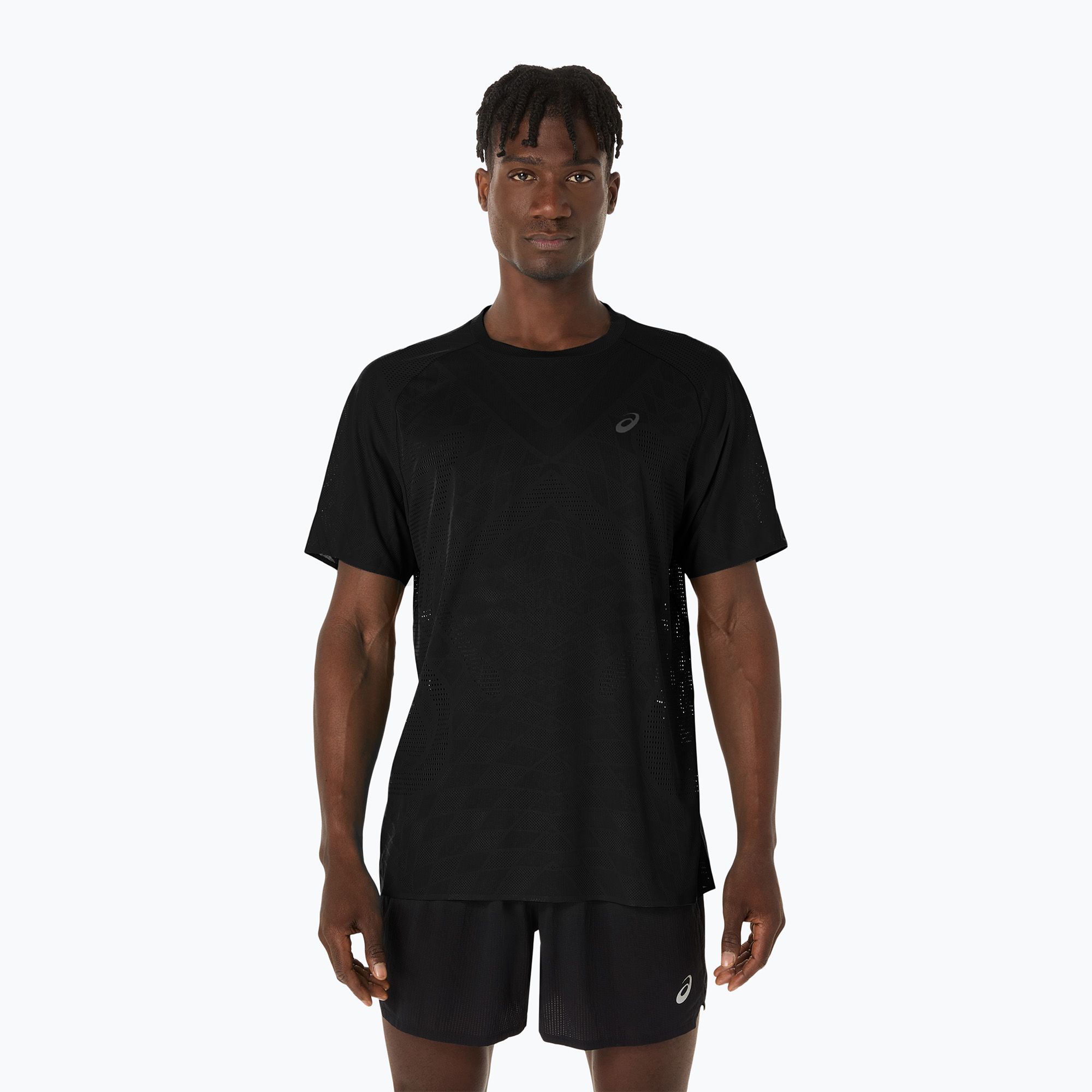 Koszulka do biegania męska ASICS Metarun SS Top performance black 