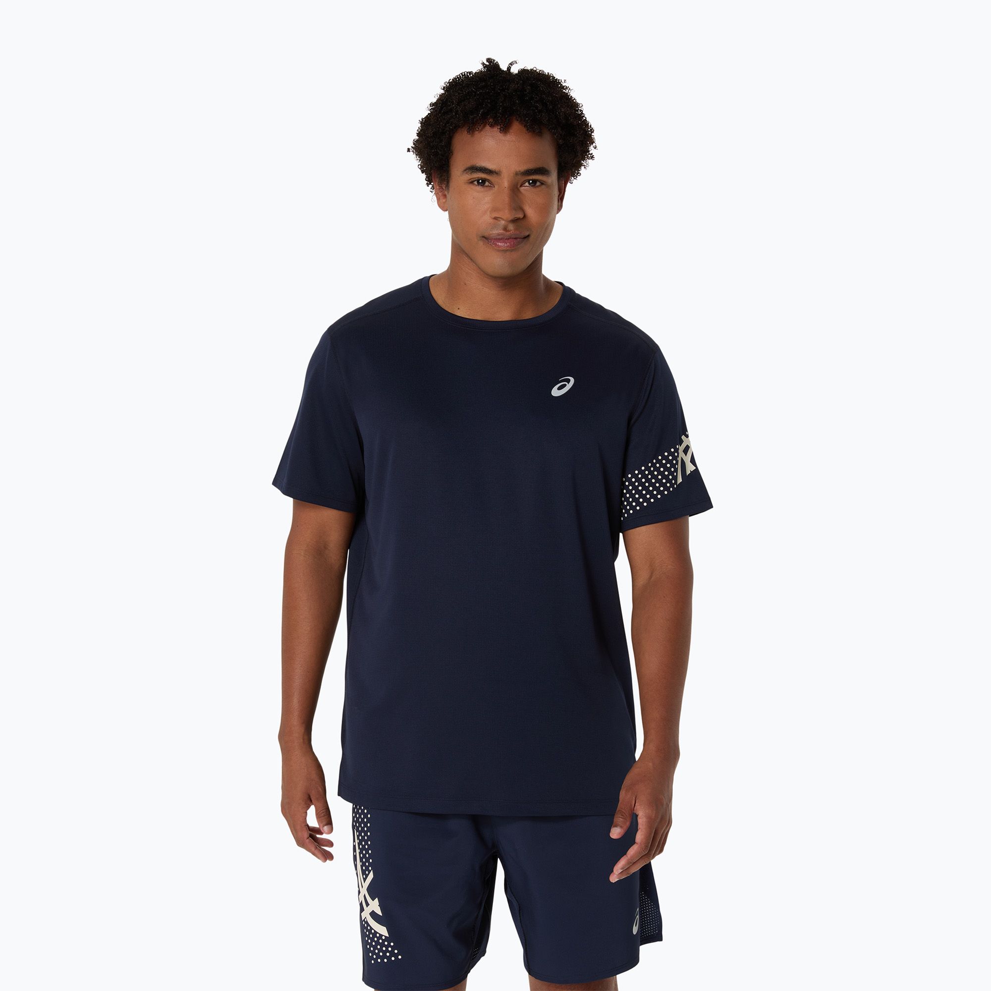 Koszulka do biegania męska ASICS Icon SS Top midnight 