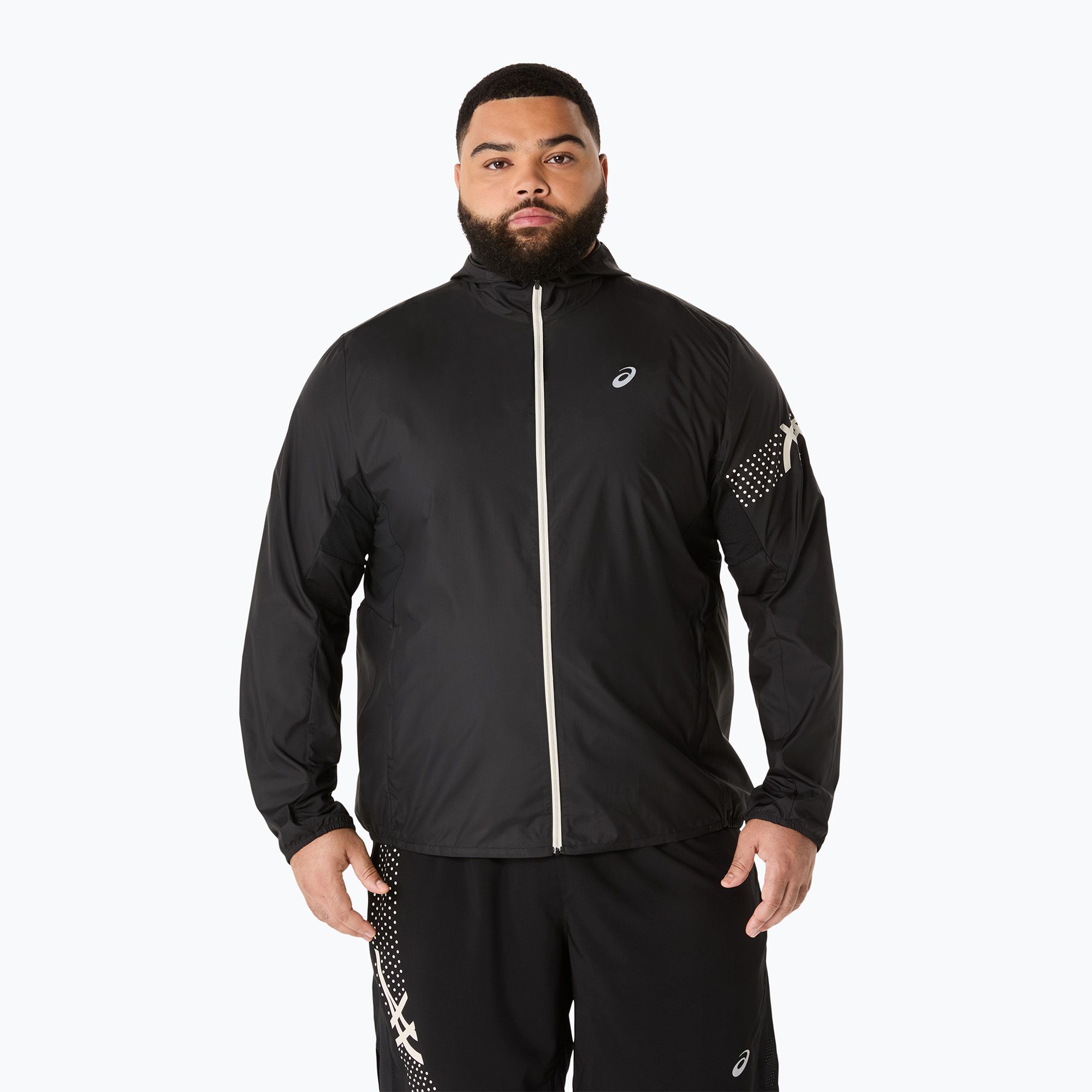 Kurtka do biegania męska ASICS Icon performance black 