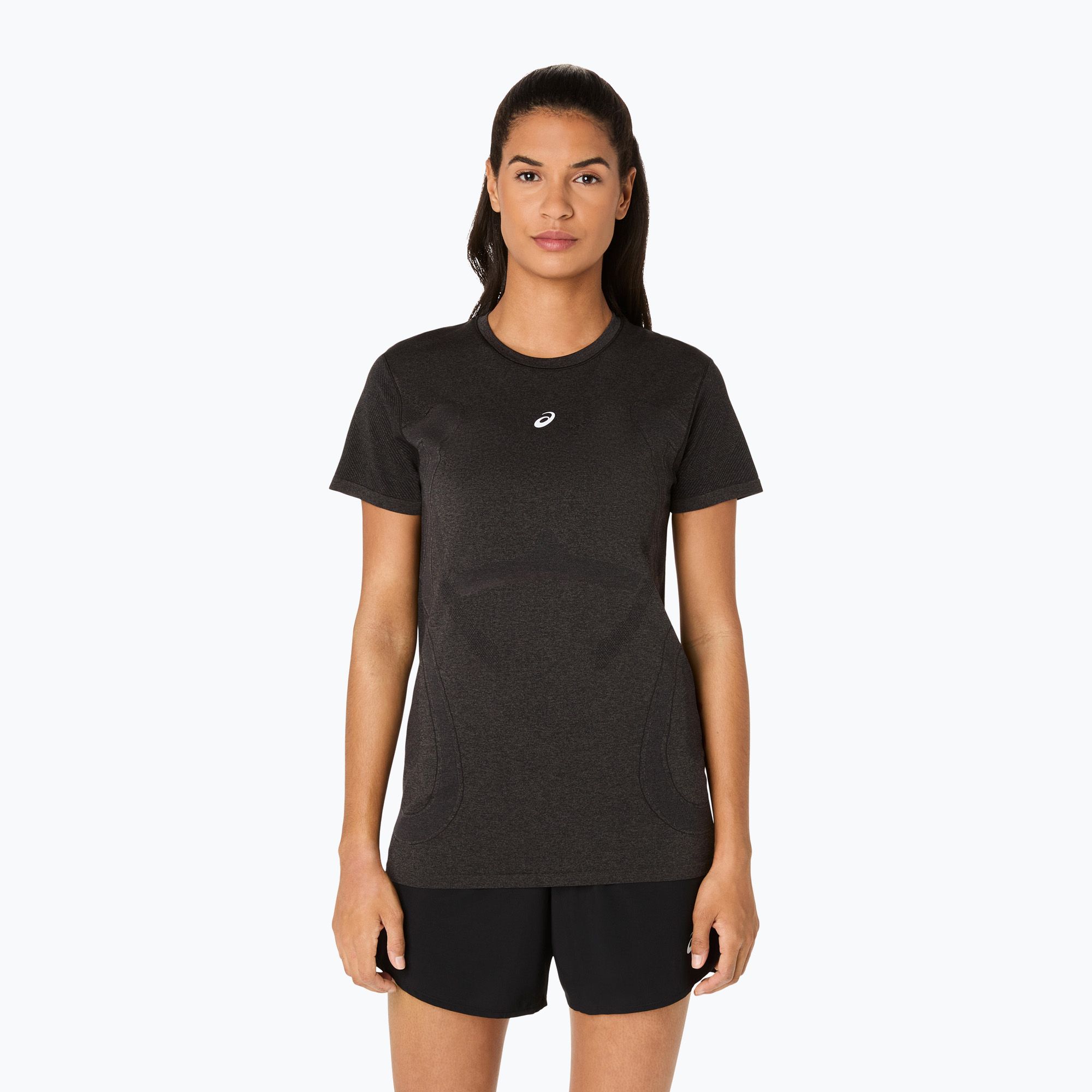 Koszulka do biegania damska ASICS Seamless performance black 