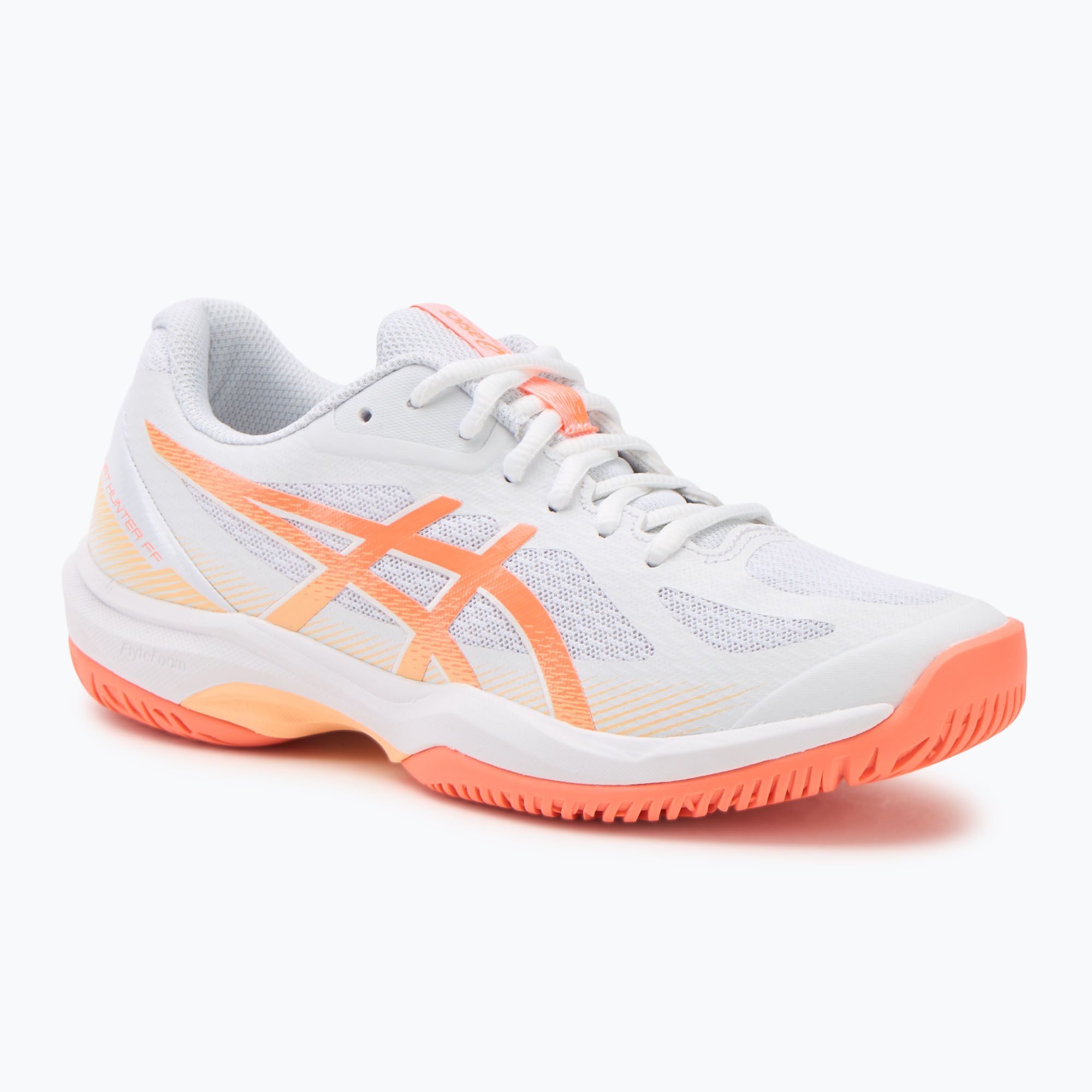 Buty do siatkówki damskie ASICS Court Hunter FF white/vivid coral 