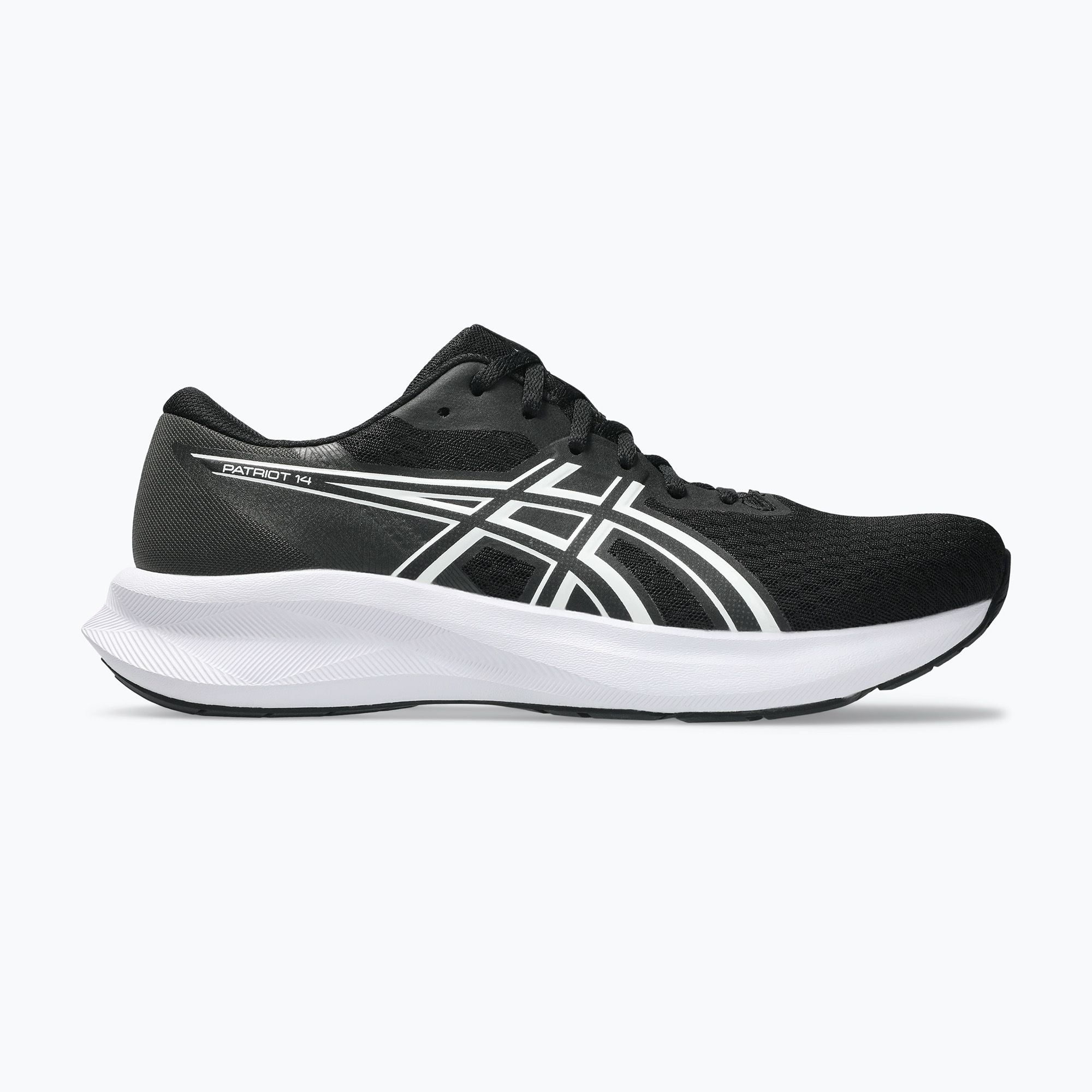 Buty do biegania męskie ASICS Patriot 14 black/white 