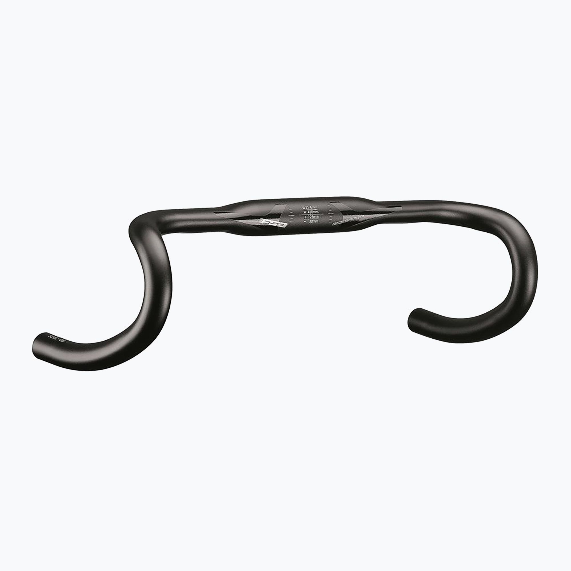 Manubrio Bici Gossamer Compact FSA - In Alluminio, 420mm, Per Ciclismo Urbano E Trekking