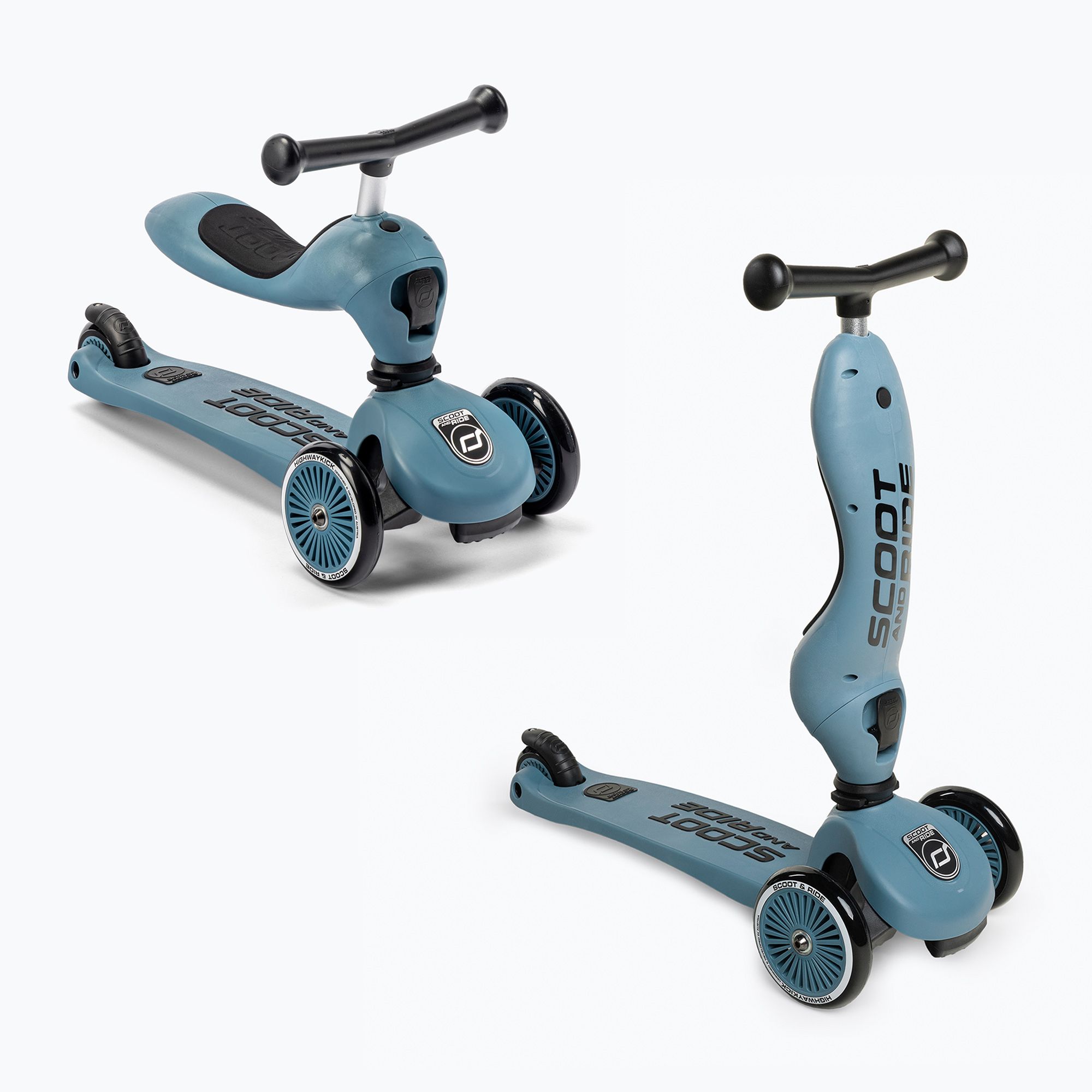 Hulajnoga trójkołowa dziecięca Scoot & Ride Highwaykick 1 steel 