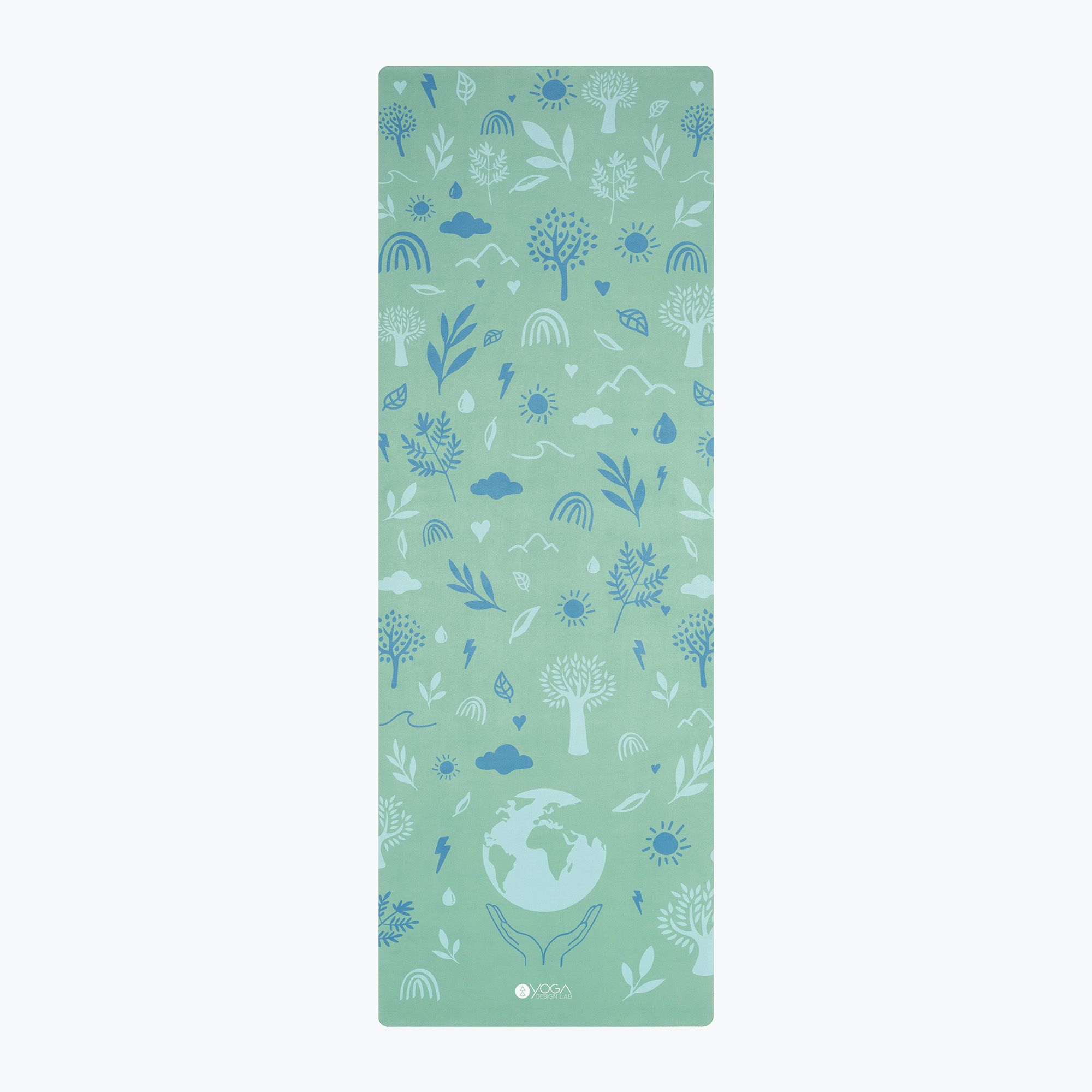 Mata do jogi Yoga Design Lab Green Earth 3.5 mm green 