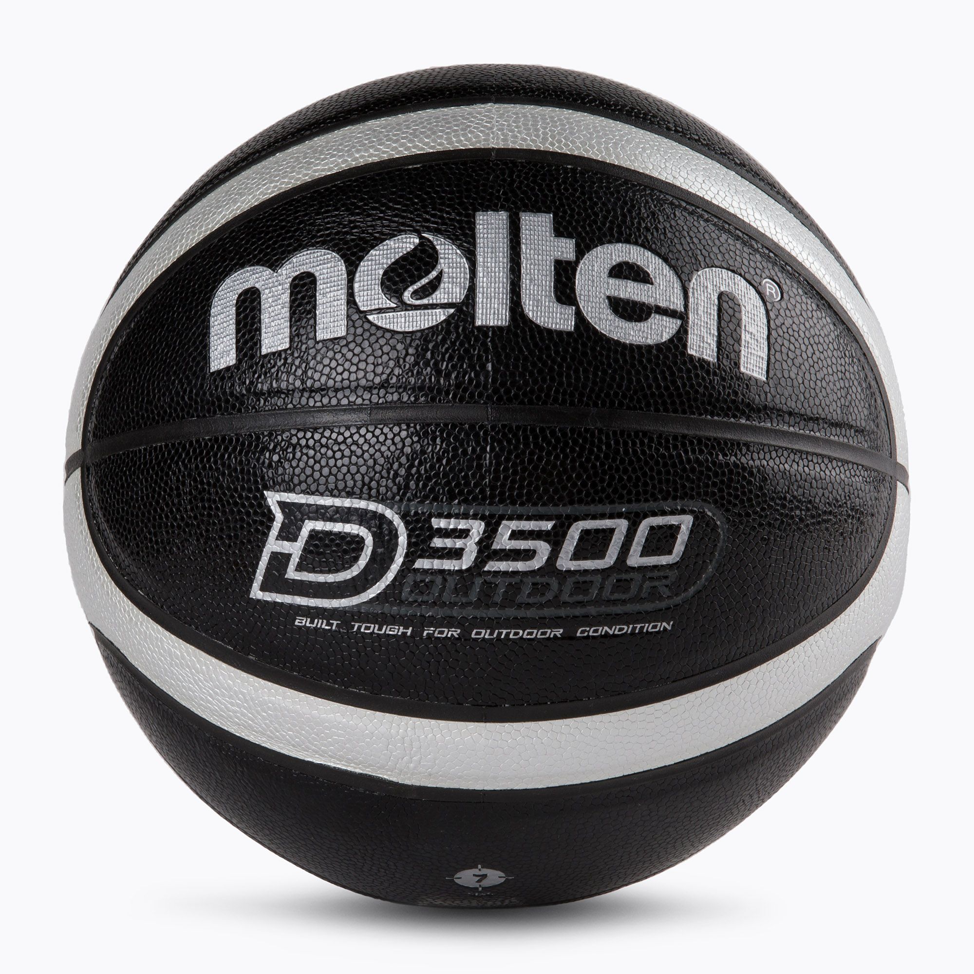 Piłka do koszykówki Molten B7D3500-KS Outdoor czarna rozmiar 7 