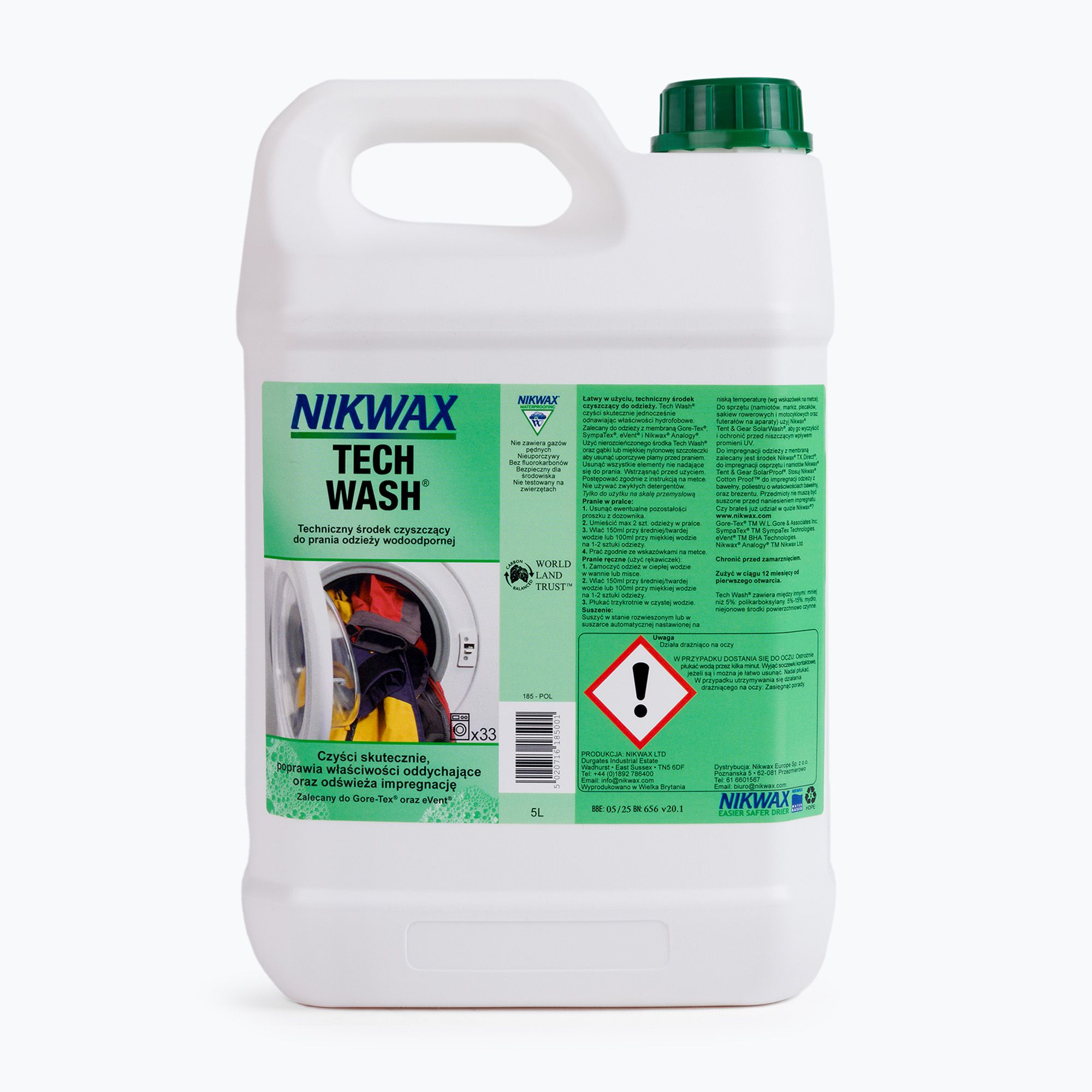 Płyn do prania odzieży Nikwax Tech Wash 5000 ml 