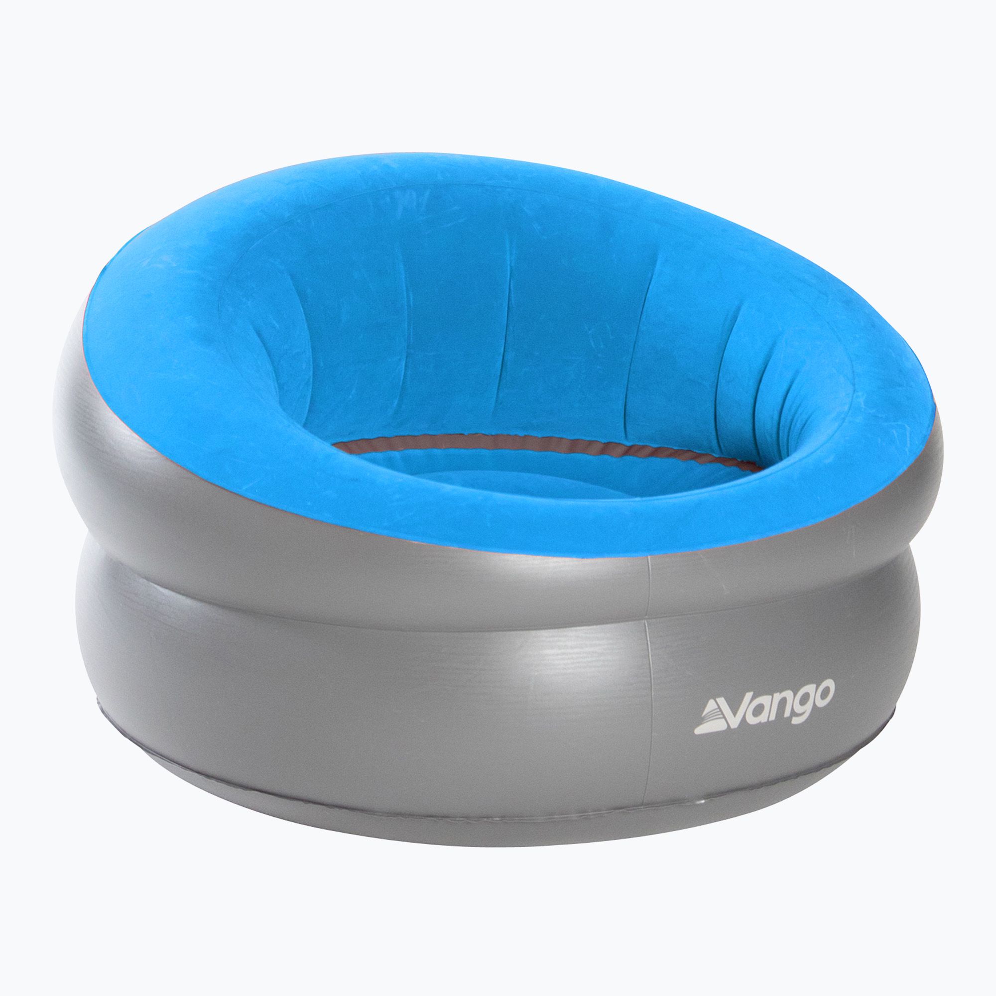 Fotel turystyczny dmuchany Vango Inflatable Donut Flocked Chair mykonos blue 