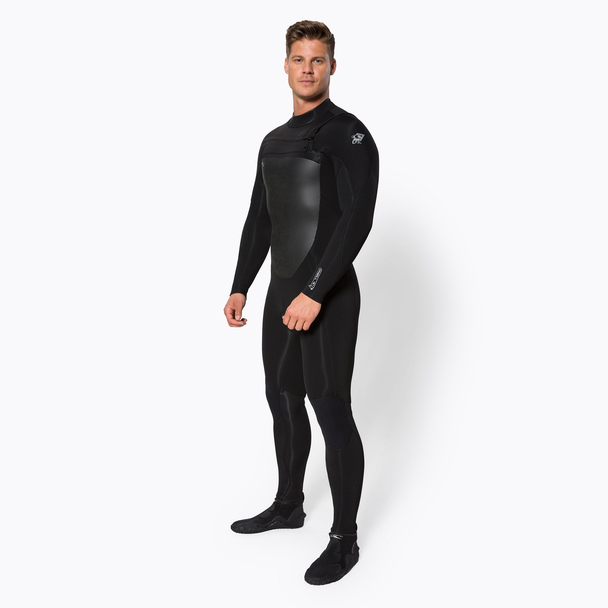 Pianka do pływania męska O'Neill Epic 5/4 mm Chest Zip Full black 