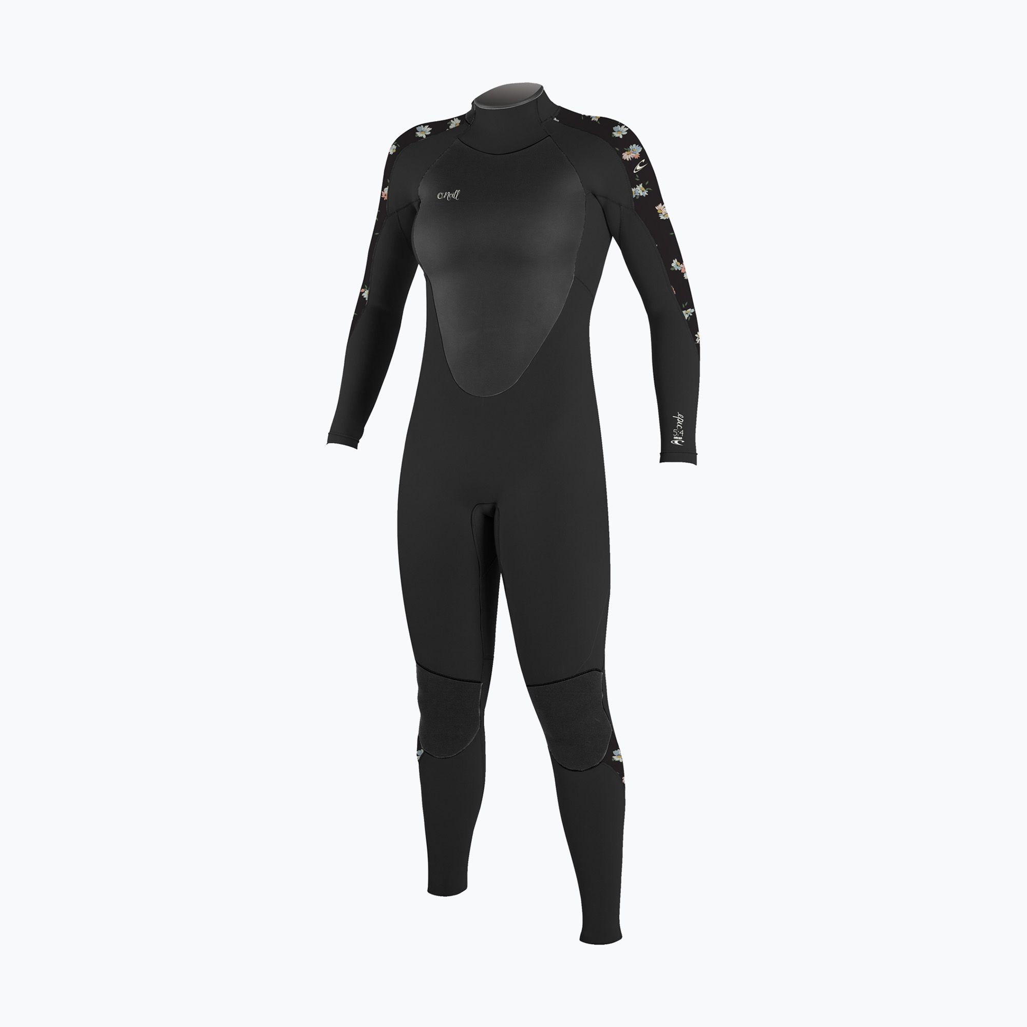 Pianka do pływania damska O'Neill Epic 5/4 mm Back Zip Full black/black/cindydaisy 