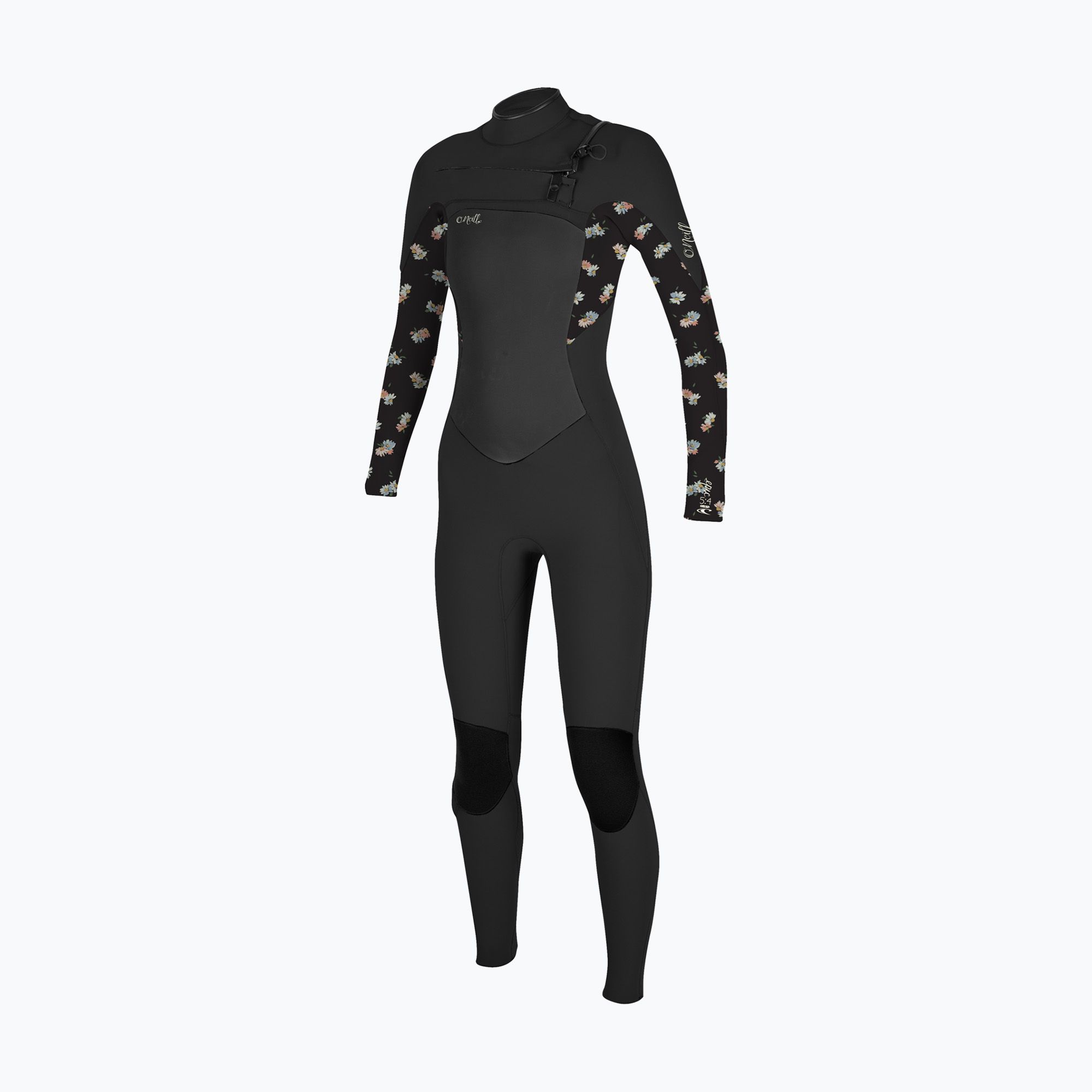 Pianka do pływania damska O'Neill Epic 5/4 mm Chest Zip Full black/cindydaisy 