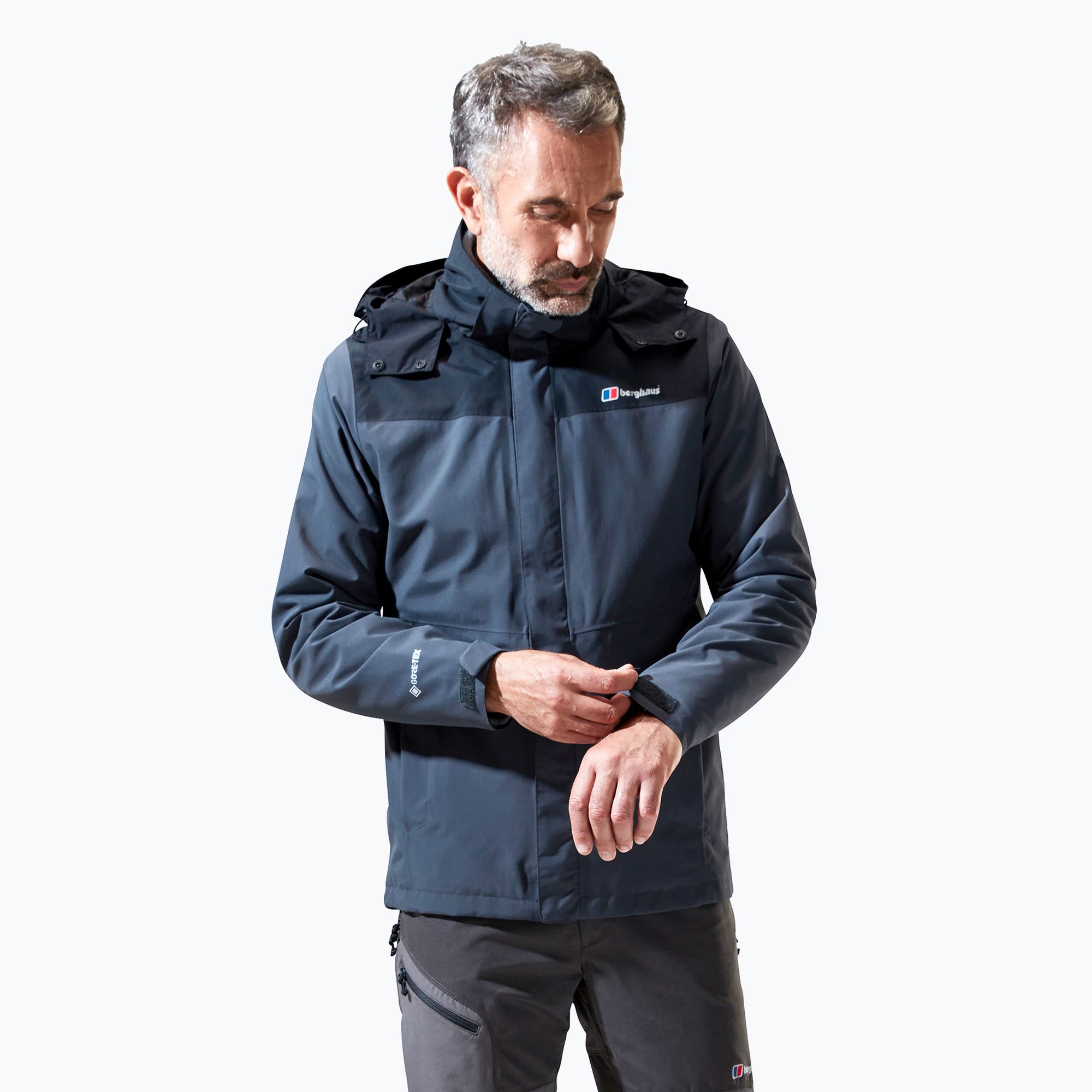 Kurtka przeciwdeszczowa męska Berghaus Hillwalker IA carbon/black 