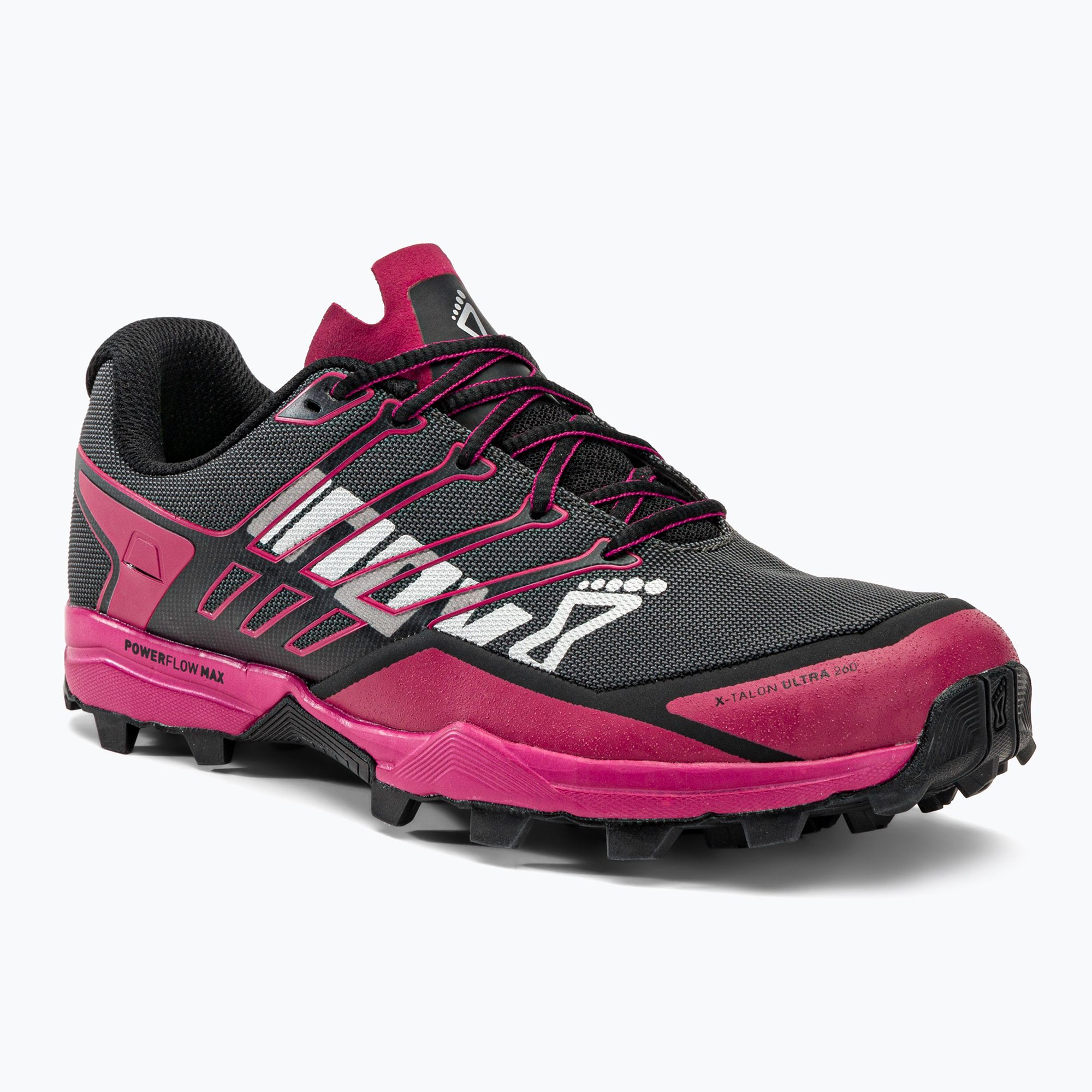 Buty do biegania damskie Inov-8 X-Talon Ultra 260 V2 black/sangria 