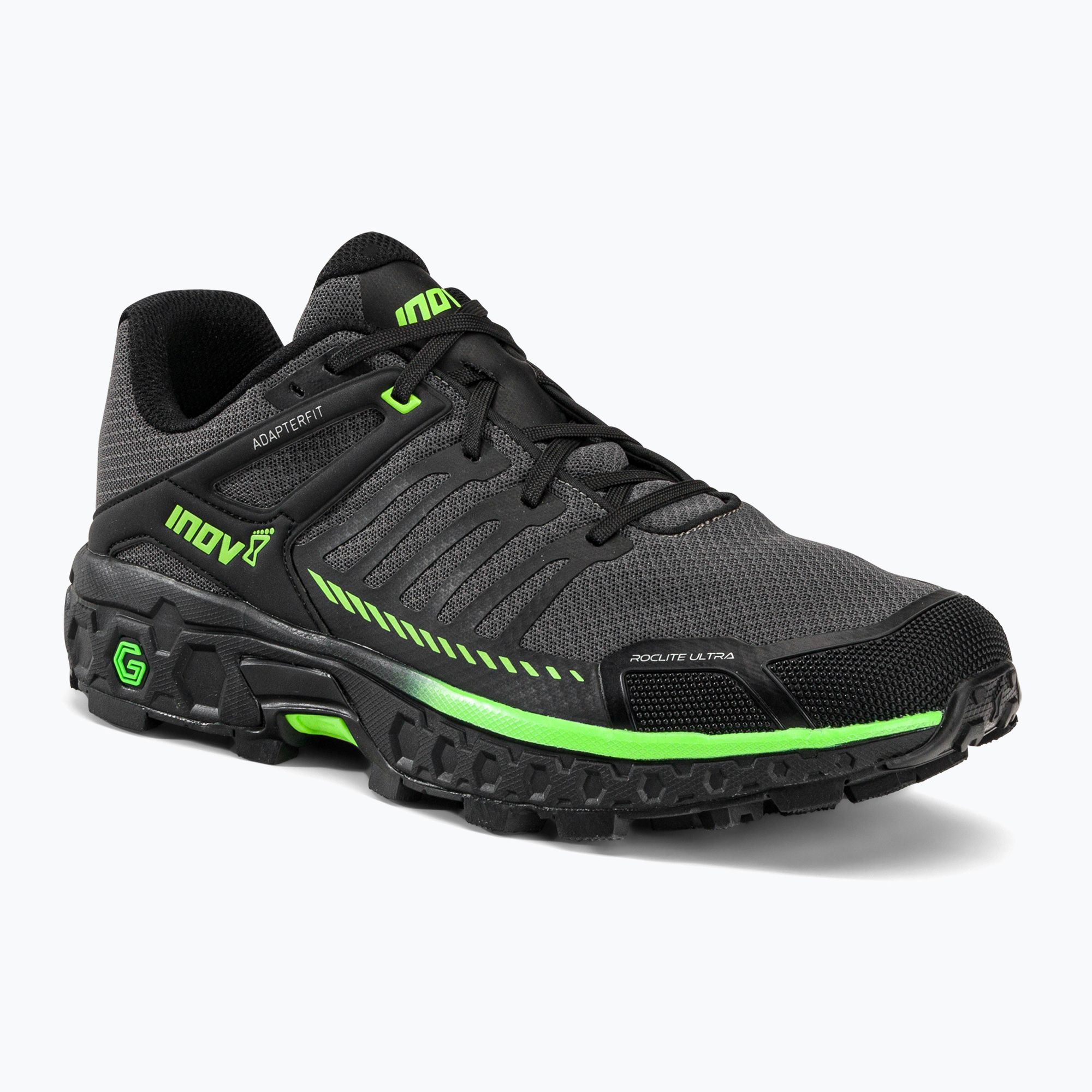 Buty do biegania męskie Inov-8 Roclite Ultra G 320 black/green 
