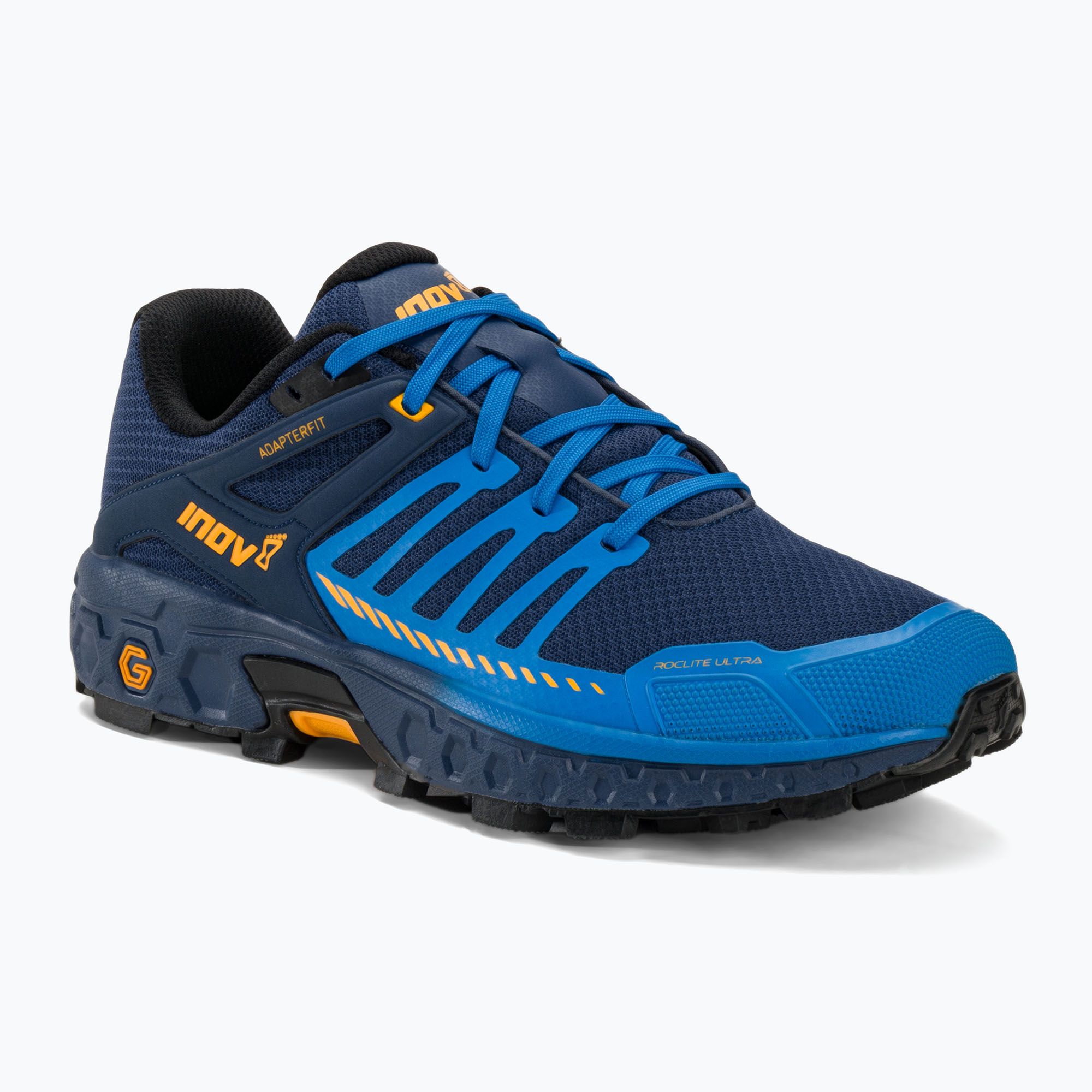 Buty do biegania męskie Inov-8 Roclite Ultra G 320 navy/blue/nectar 