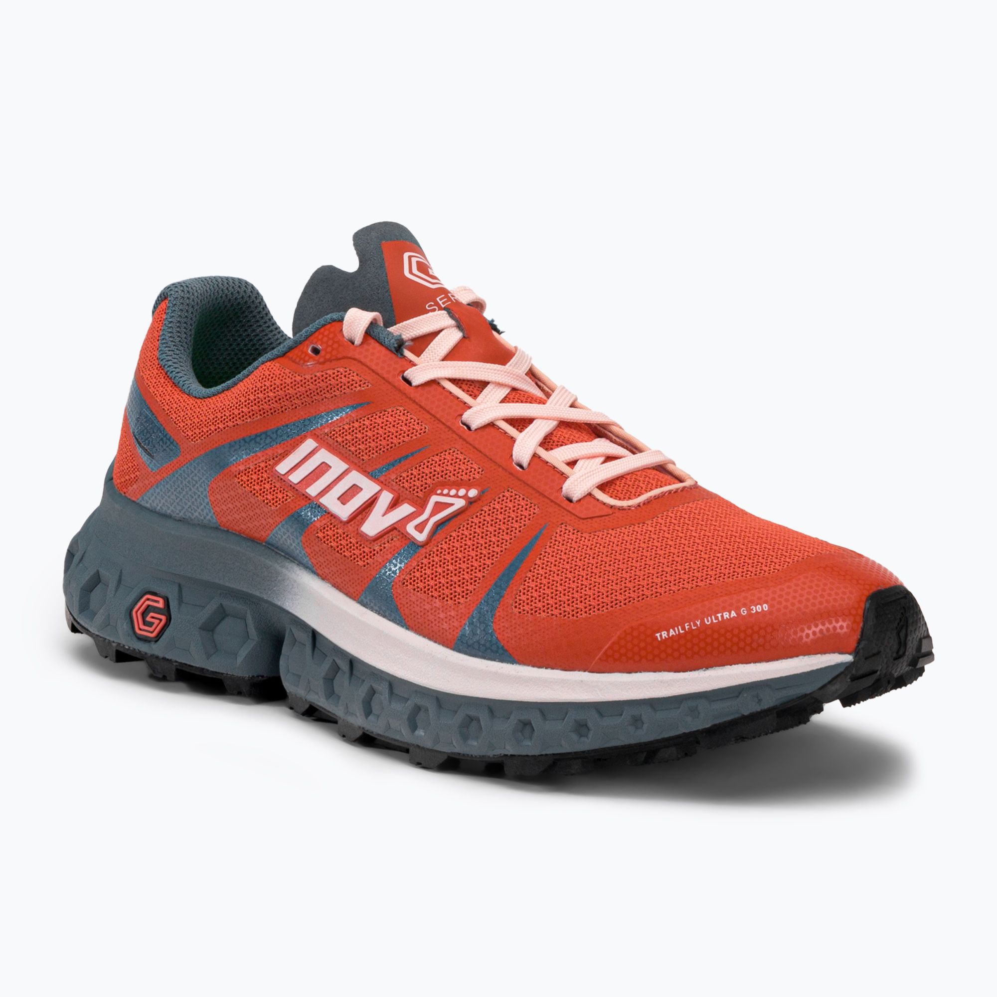 Buty do biegania damskie Inov-8 Trailfly Ultra G300 Max coral/graphite 