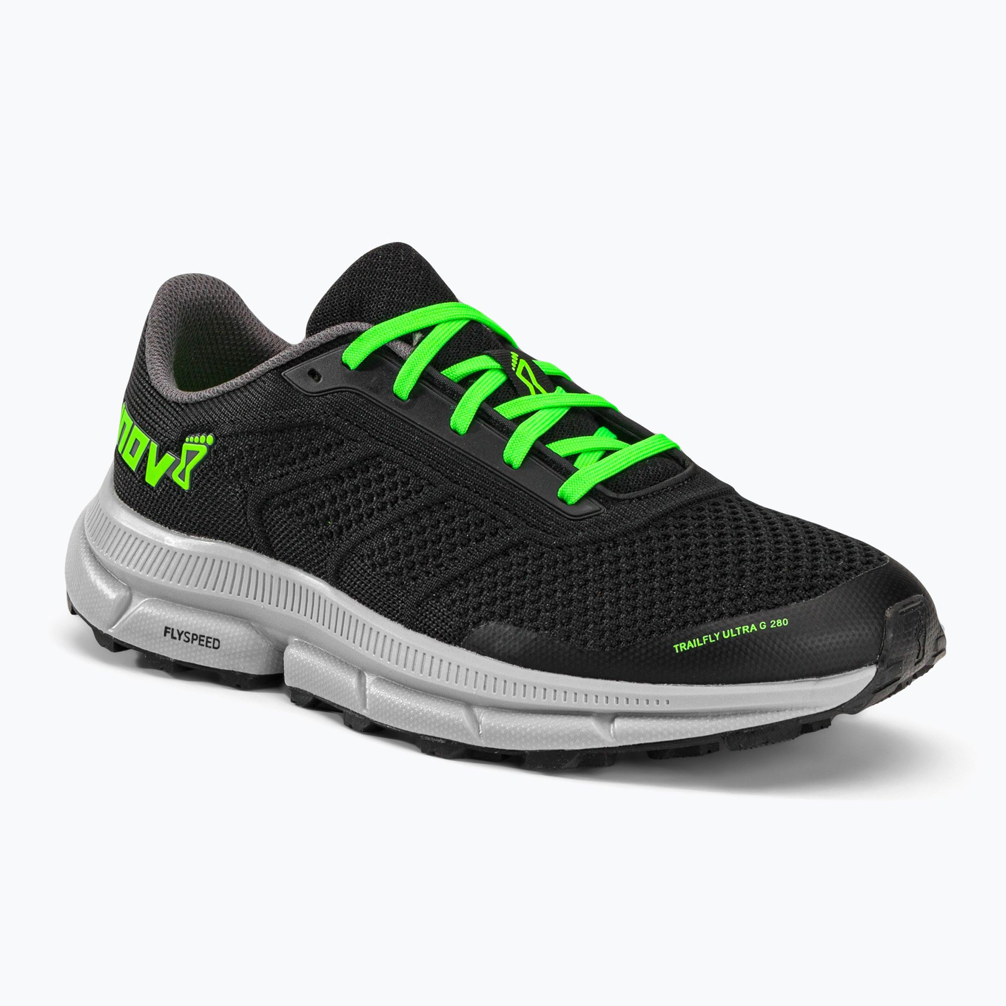 Buty do biegania męskie Inov-8 Trailfly Ultra G 280 black/grey/green 
