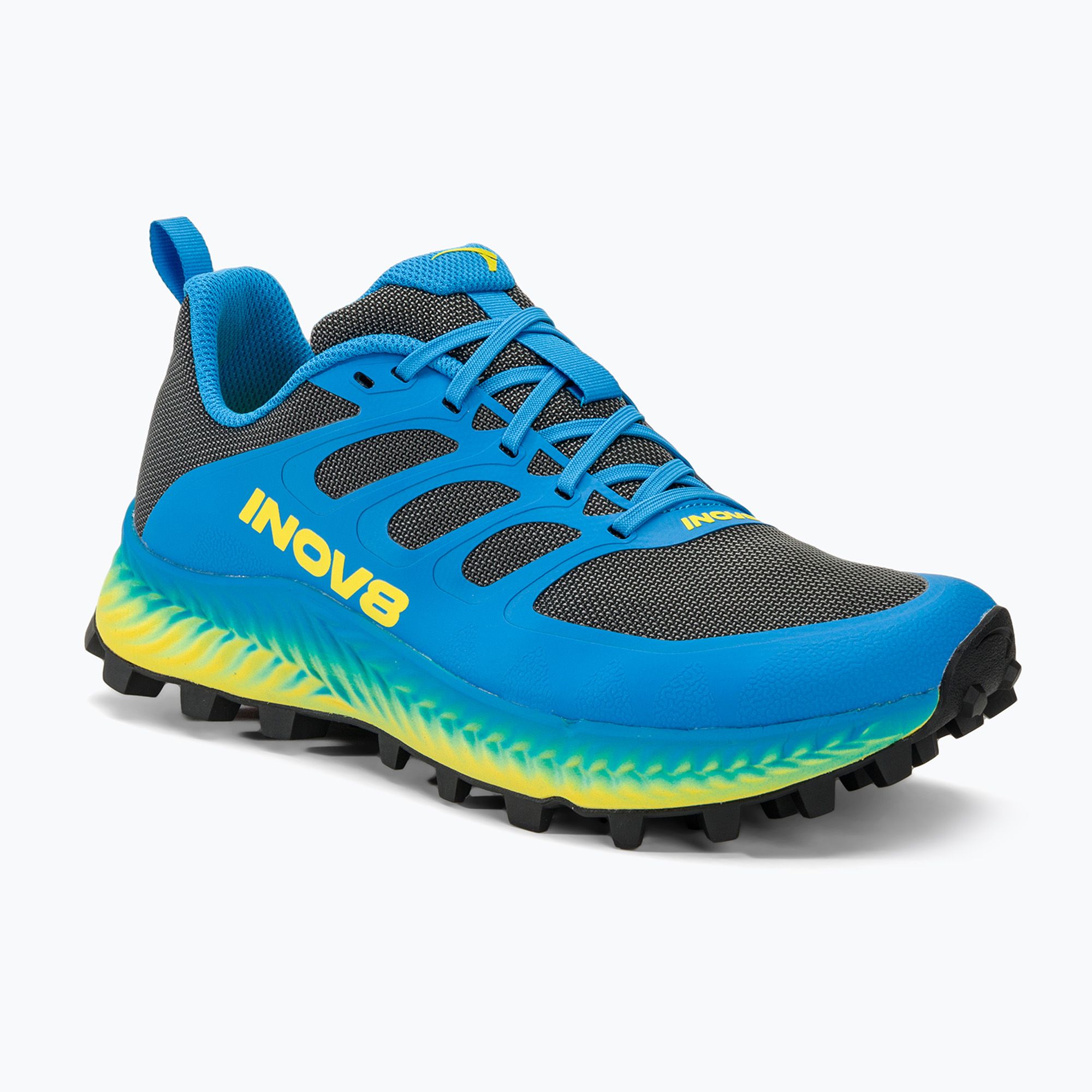 Buty do biegania męskie Inov-8 Mudtalon dark grey/blue/yellow 