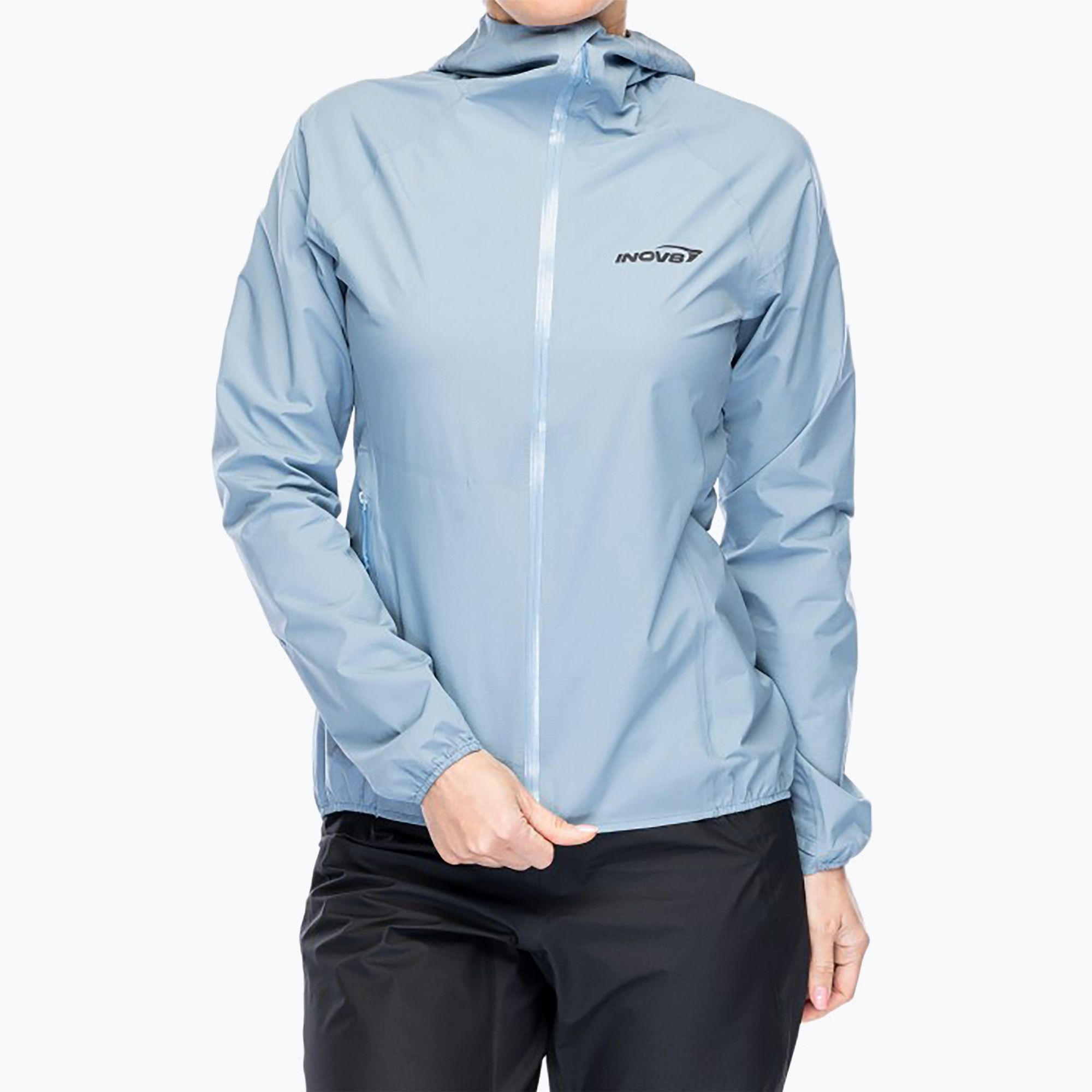 Kurtka do biegania damska Inov-8 Stormshell FZ V2 blue grey 