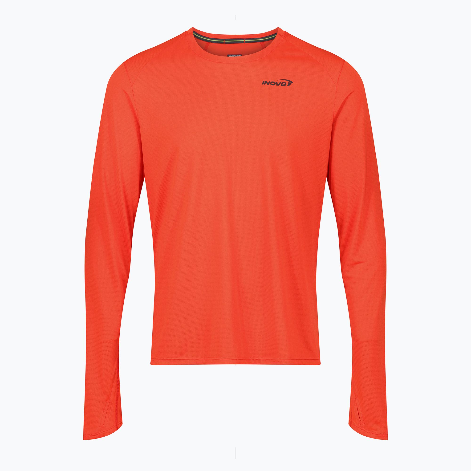 Longsleeve do biegania męski Inov-8 Performance fiery red/red 