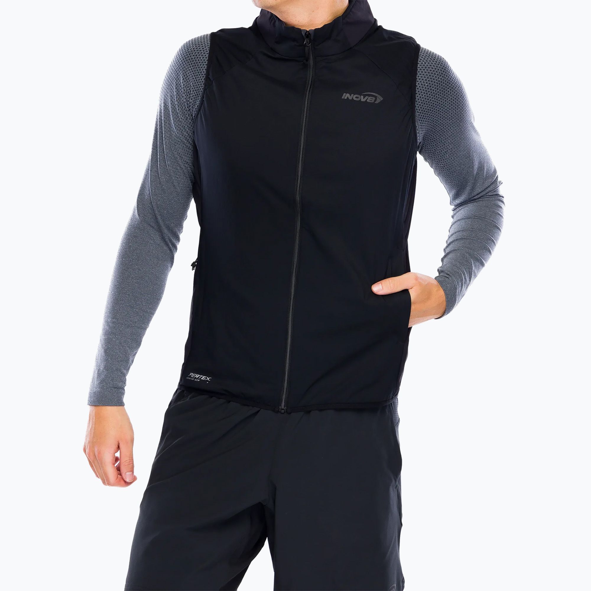 Bezrękawnik do biegania męski Inov-8 Performance Hybrid black 