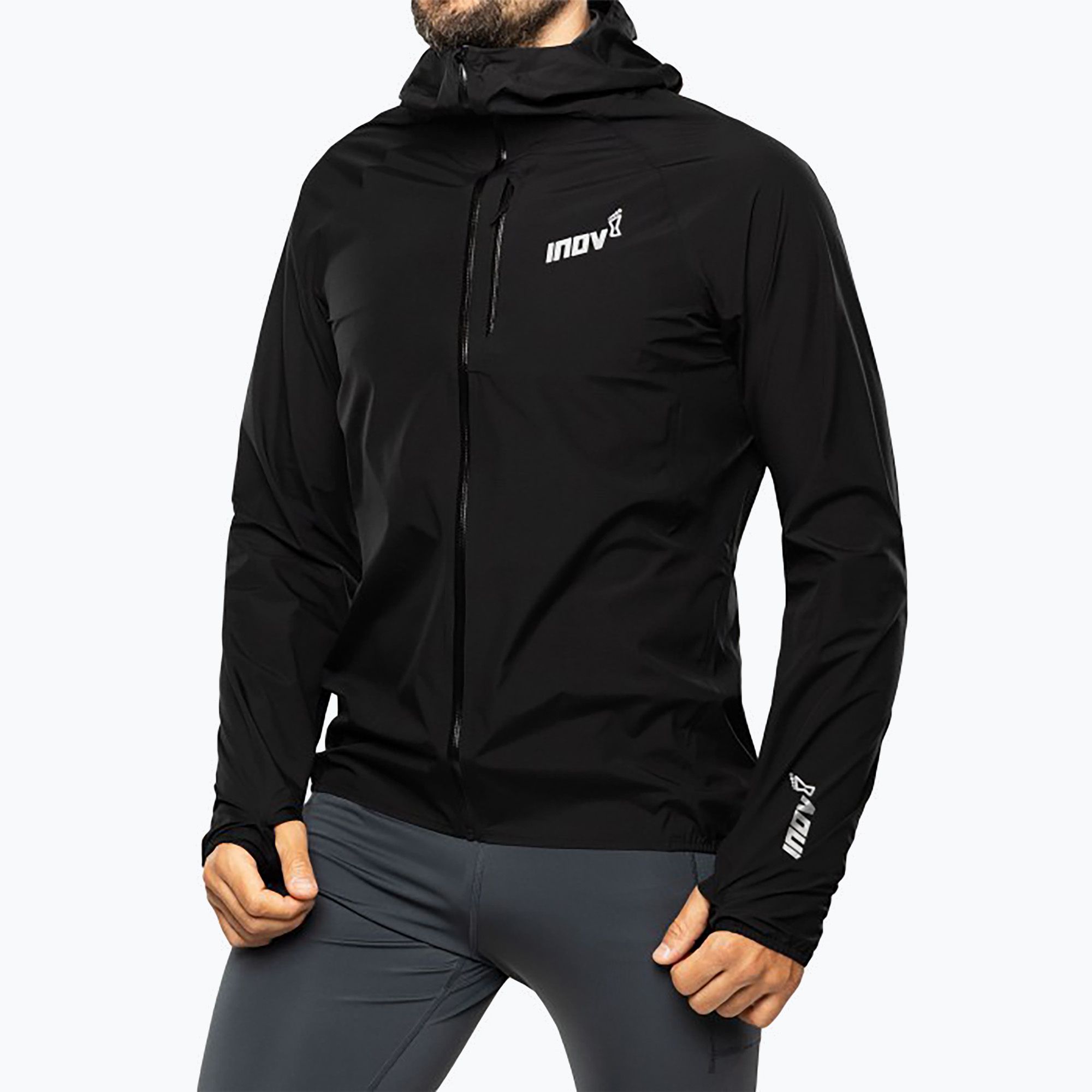 Kurtka do biegania męska Inov-8 Stormshell FZ V2 black 
