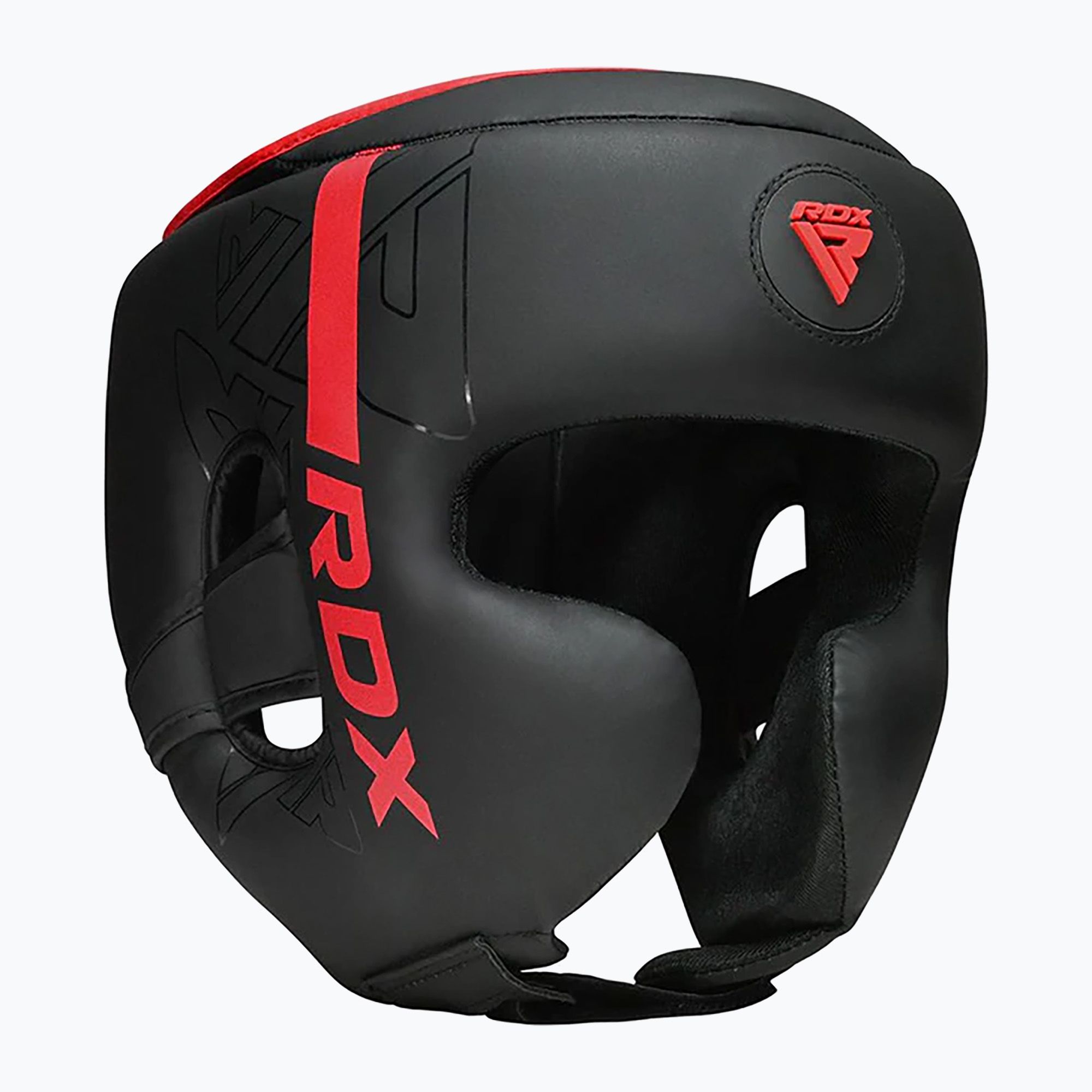 Kask bokserski RDX F6 Kara Head Guard red 