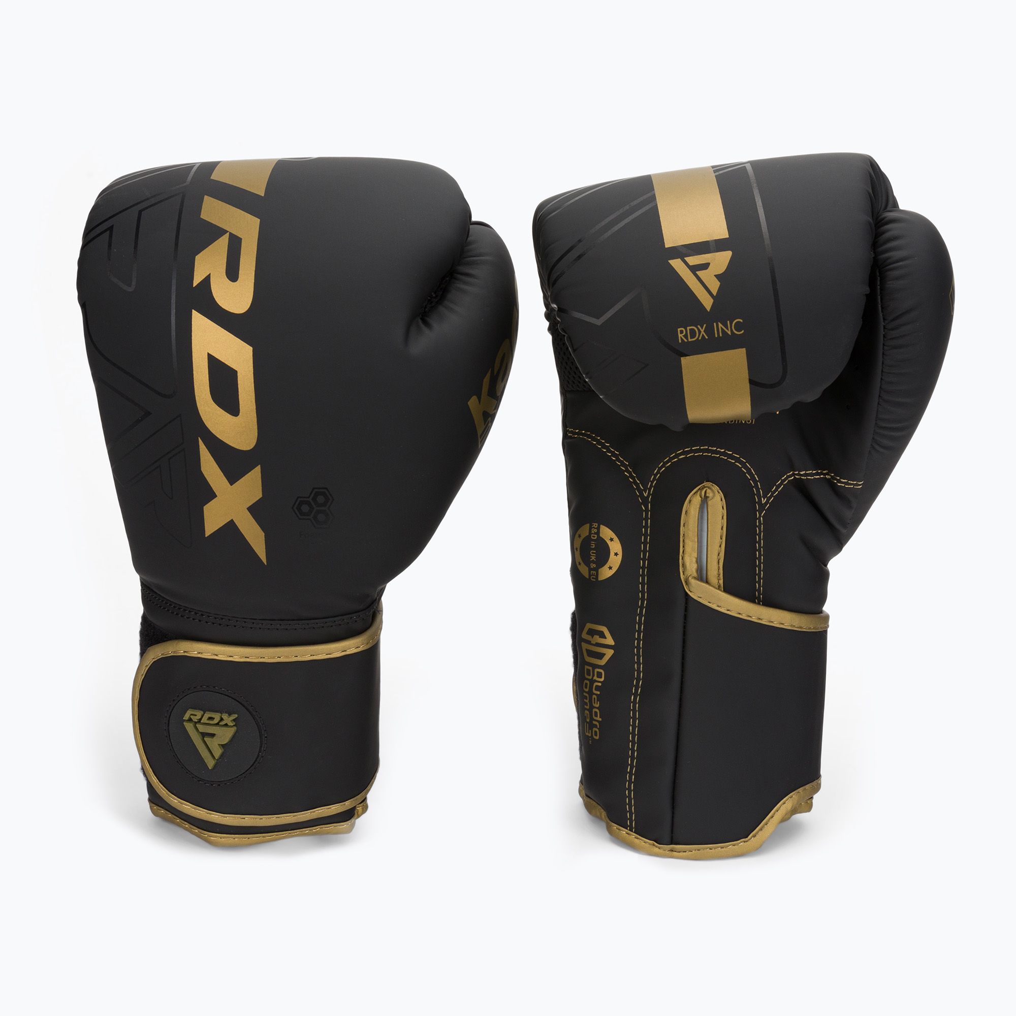 Rękawice bokserskie RDX F6 matte golden 