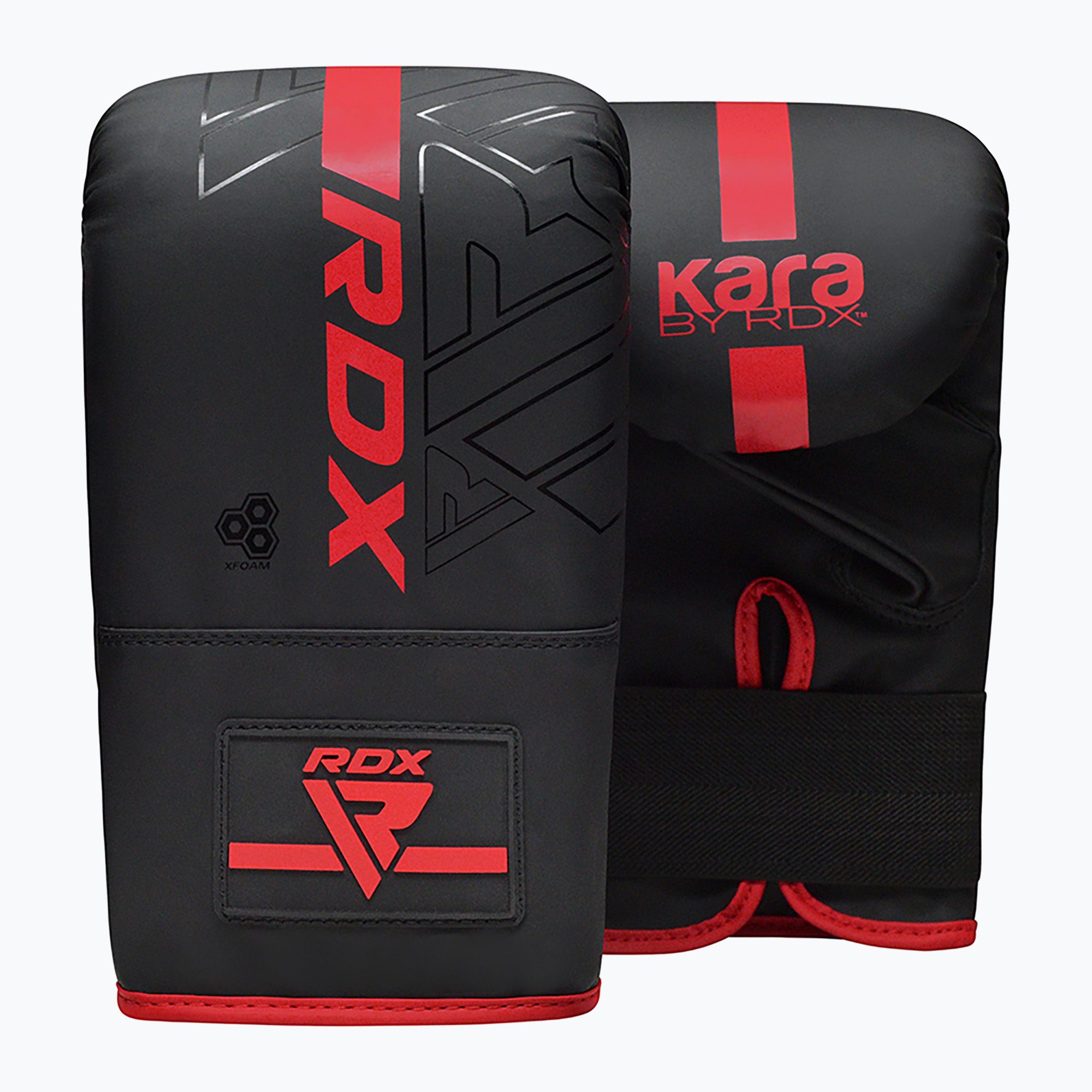 Rękawice bokserskie RDX F6 Bag Mitts red 