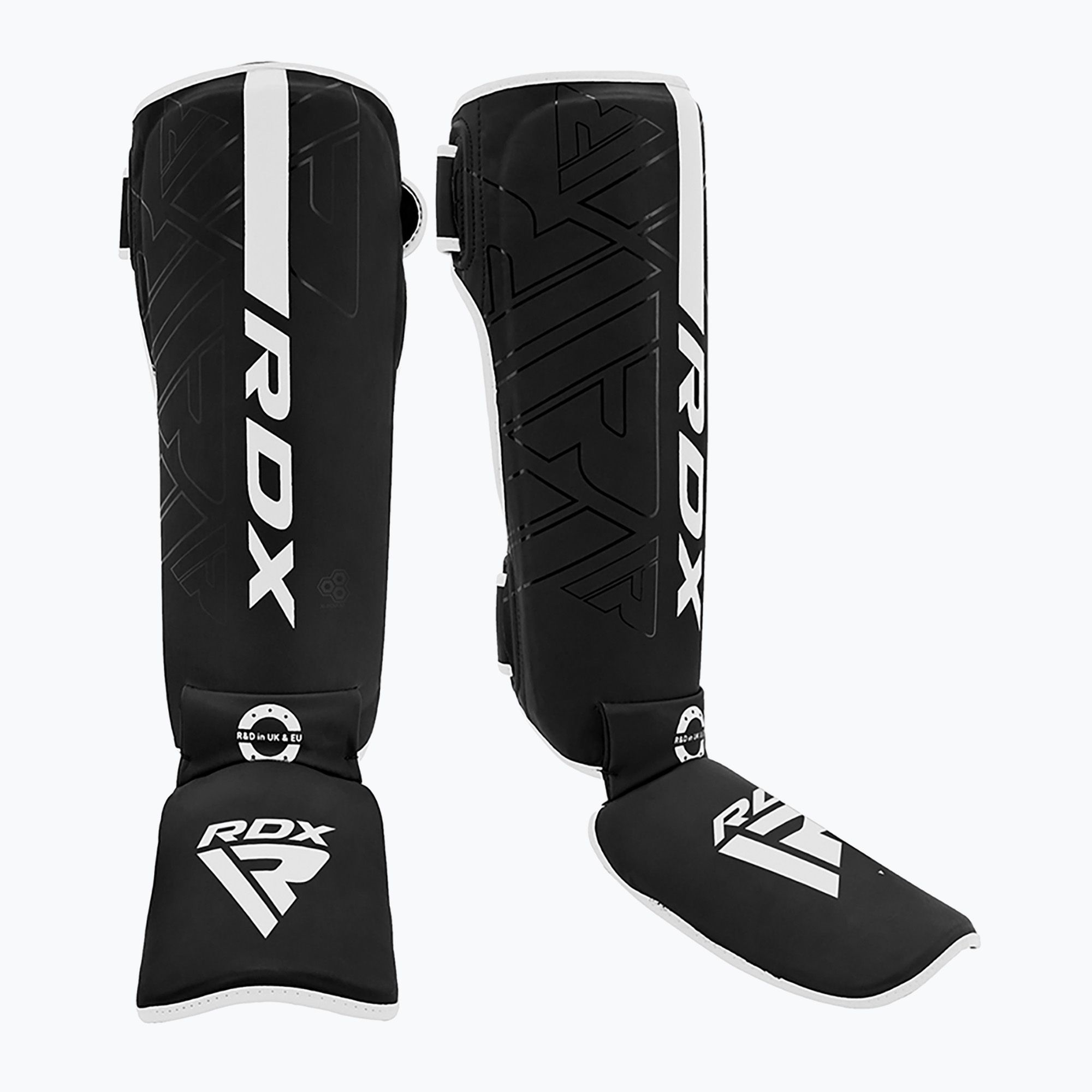 Ochraniacze piszczeli i stóp RDX F6 Shin Instep white 